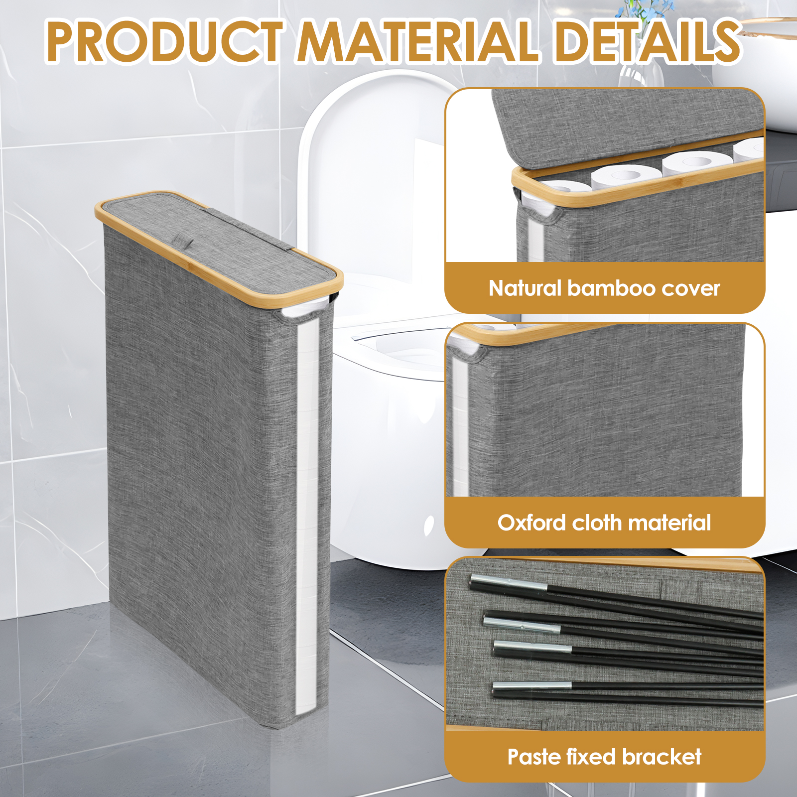40L Toilet Paper Basket Bathro - Agar Tissue Culture reseña y precio