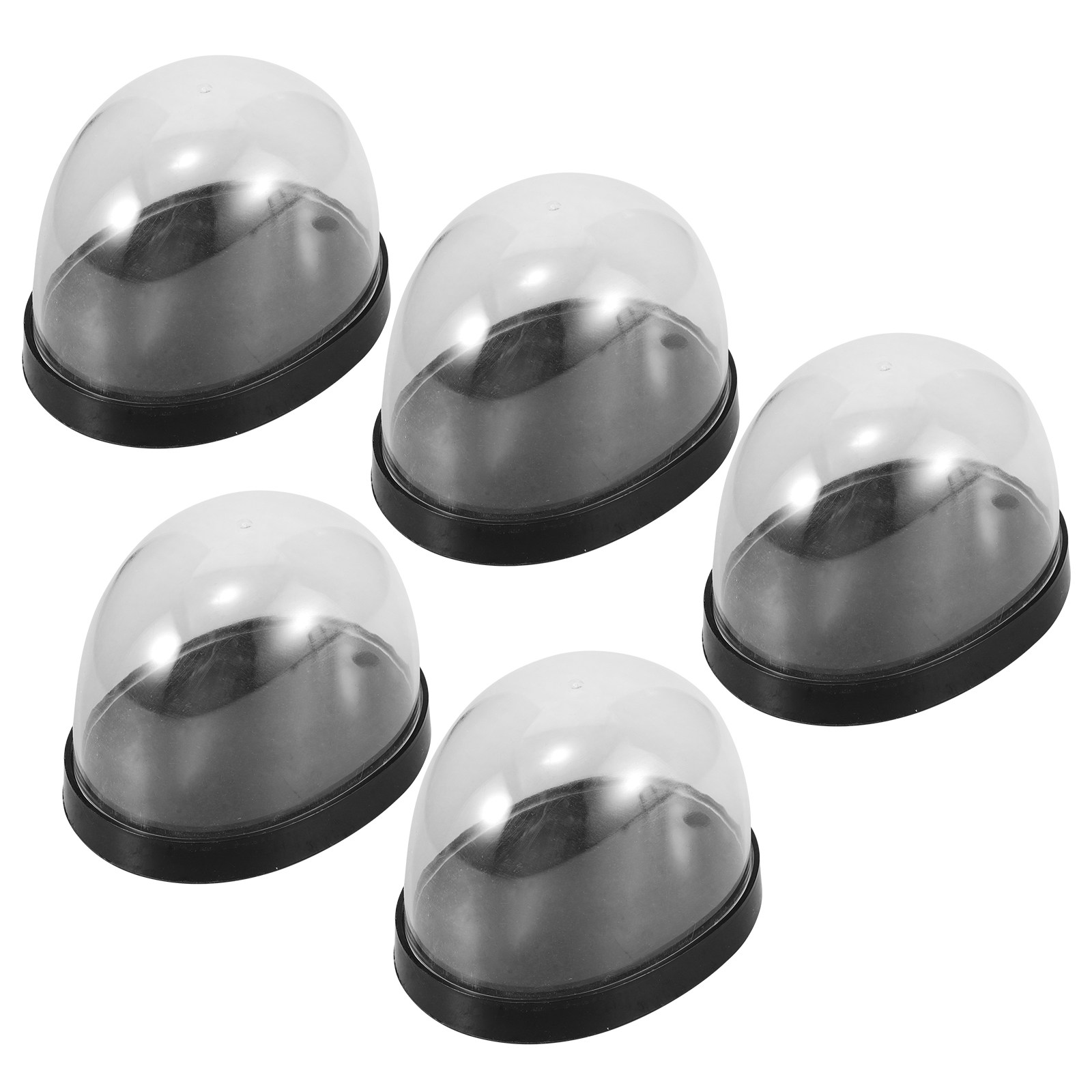 5Sets Glass Cloche Dome High T - Plastic Dome Clear reseña y precio