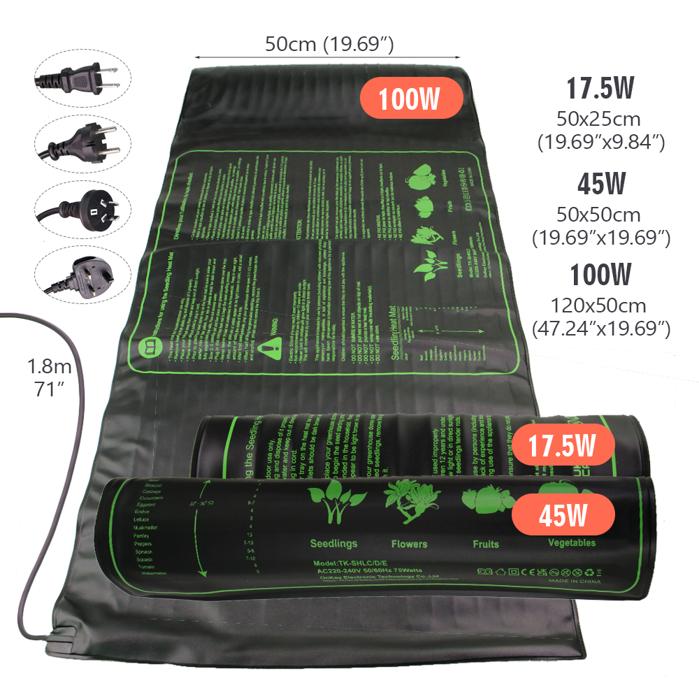 17.5W 45W 100W Seedling Heat M - Rooting Gel Clone reseña y precio