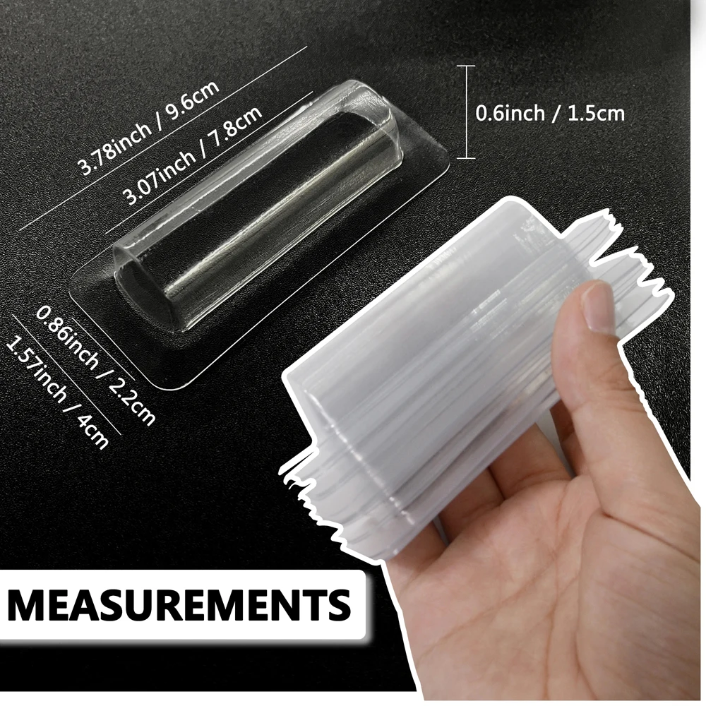 50/100pcs Money Card Holder Wi - Plastic Dome Clear reseña y precio