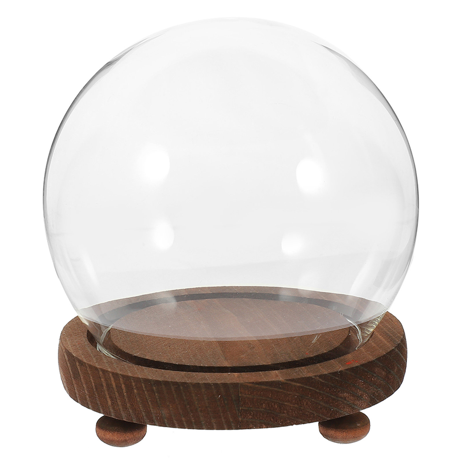Spherical Glass Cover Ornament - Plastic Dome Clear reseña y precio