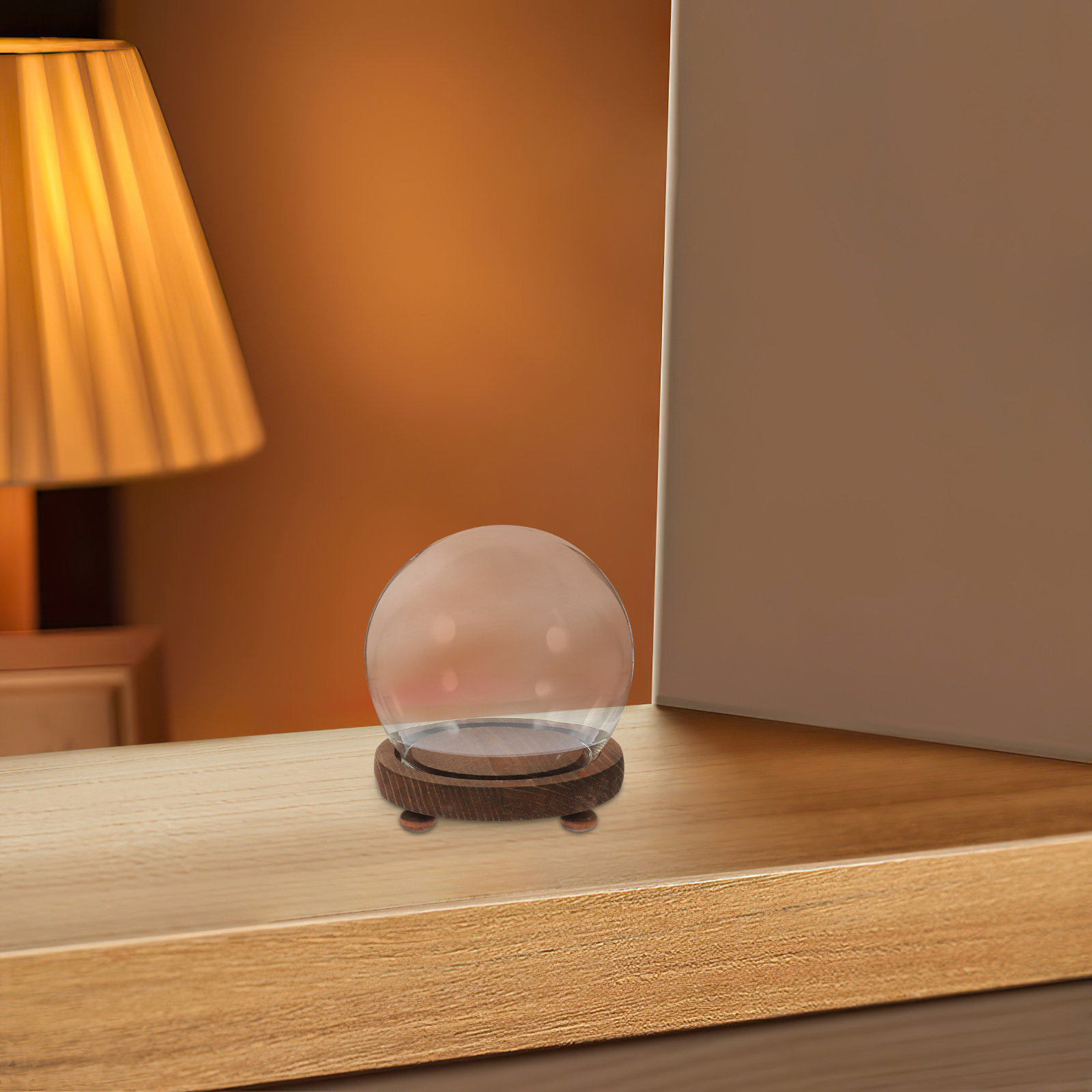 Spherical Glass Cover Ornament - Plastic Dome Clear reseña y precio