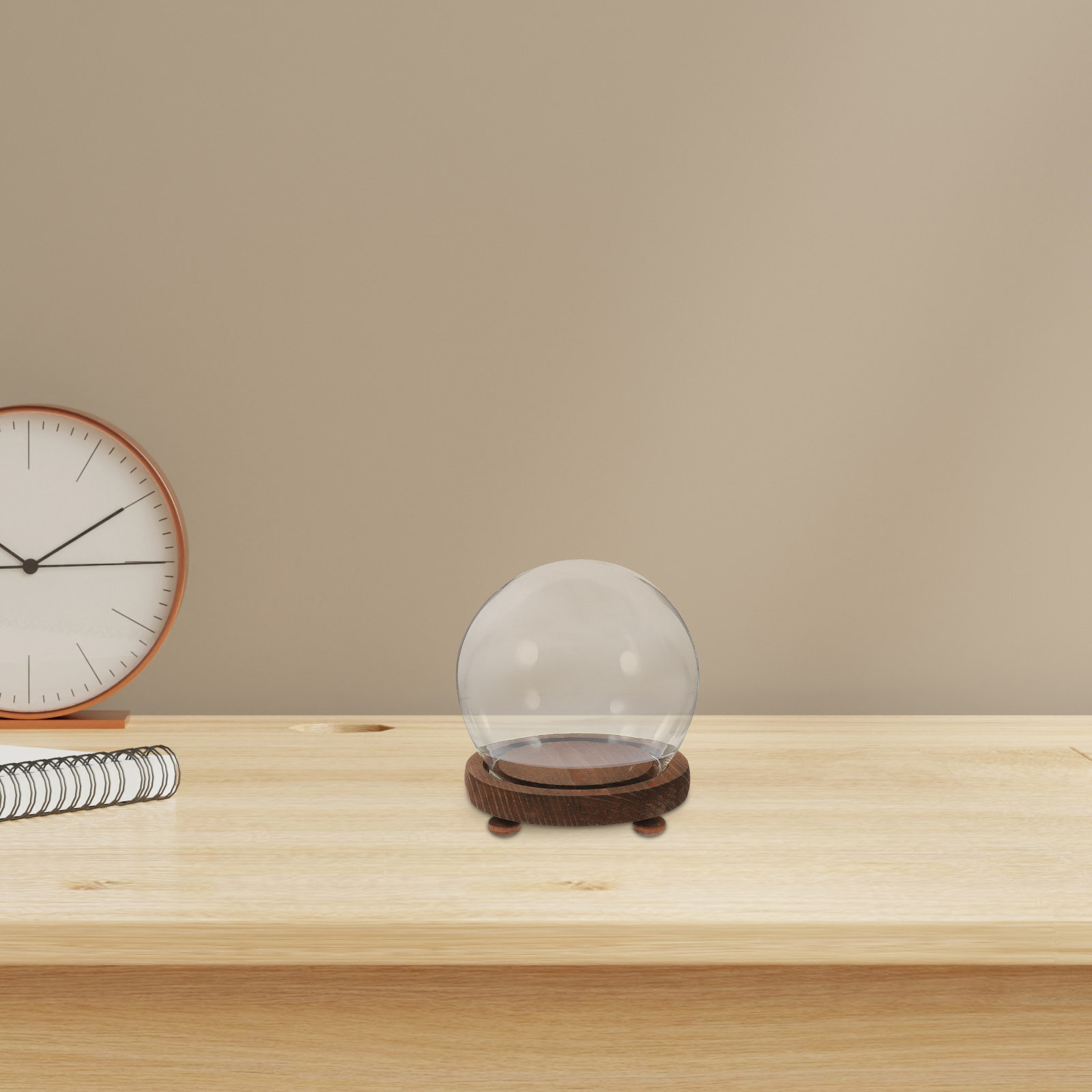 Spherical Glass Cover Ornament - Plastic Dome Clear reseña y precio