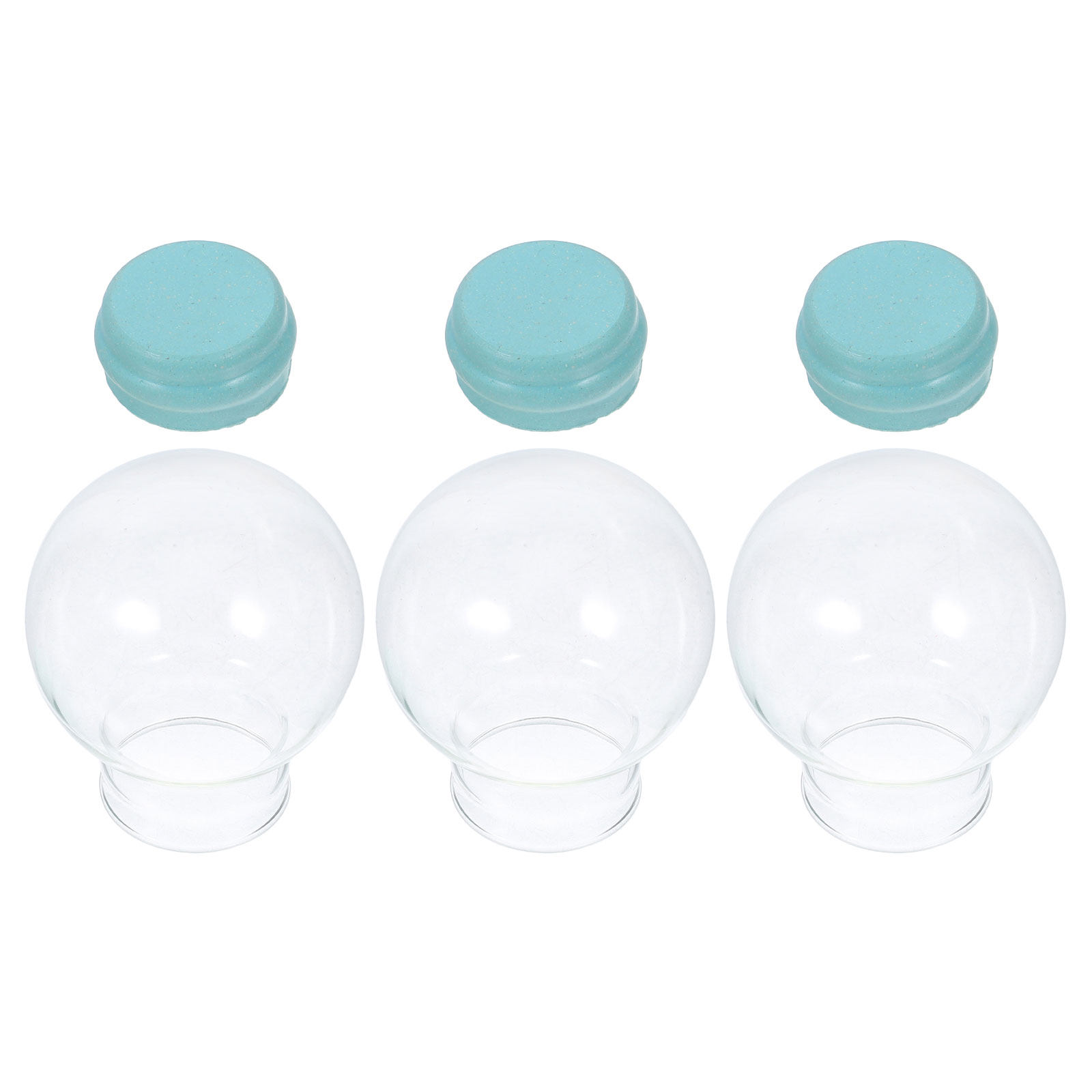3Pcs Clear Empty Snow Globes 4 - Plastic Dome Clear reseña y precio