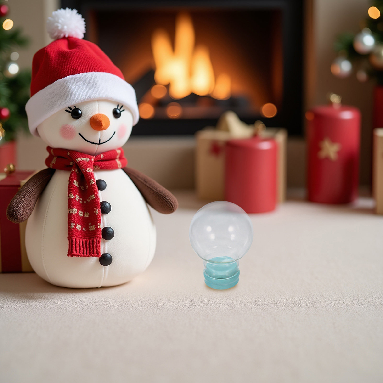 3Pcs Clear Empty Snow Globes 4 - Plastic Dome Clear reseña y precio