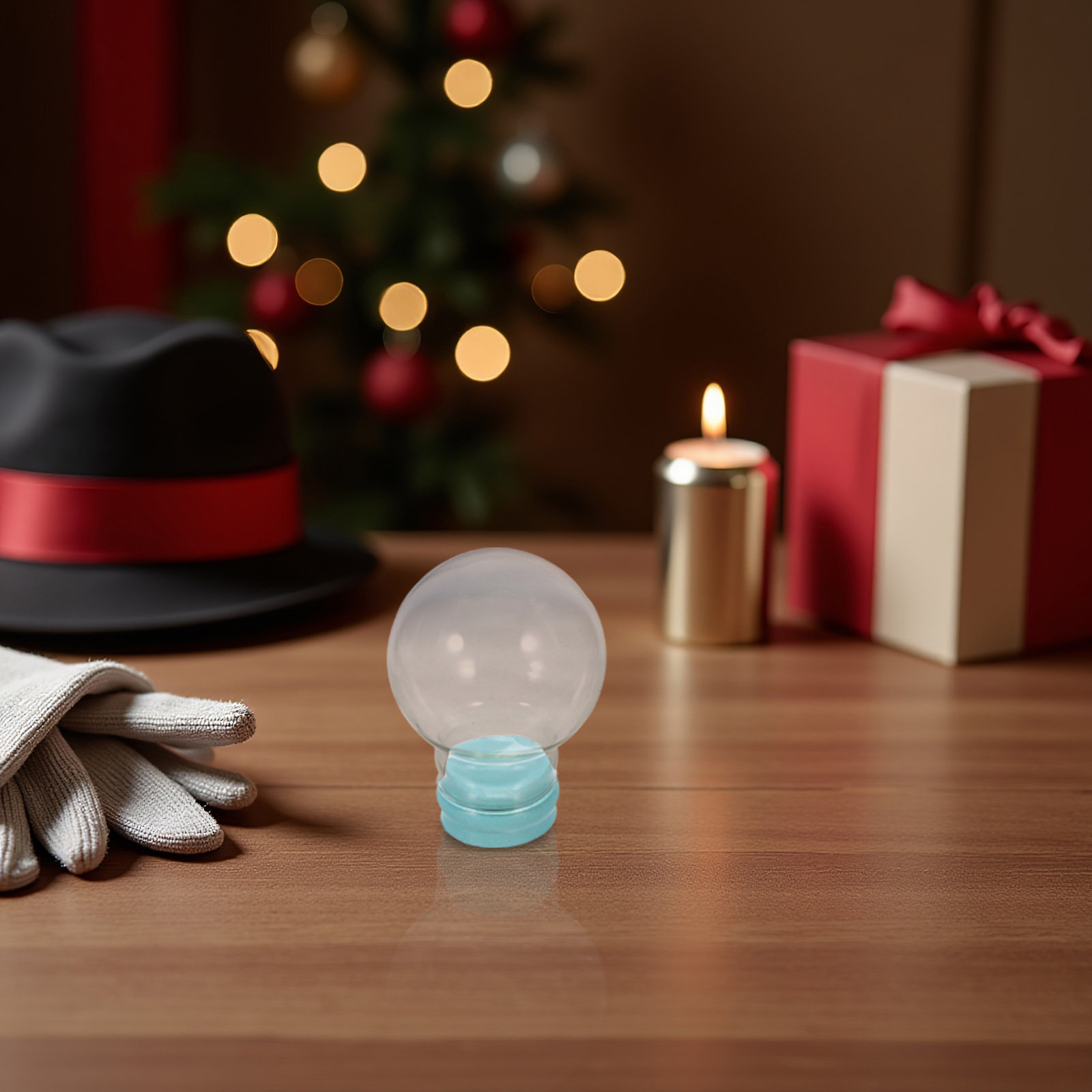 3Pcs Clear Empty Snow Globes 4 - Plastic Dome Clear reseña y precio