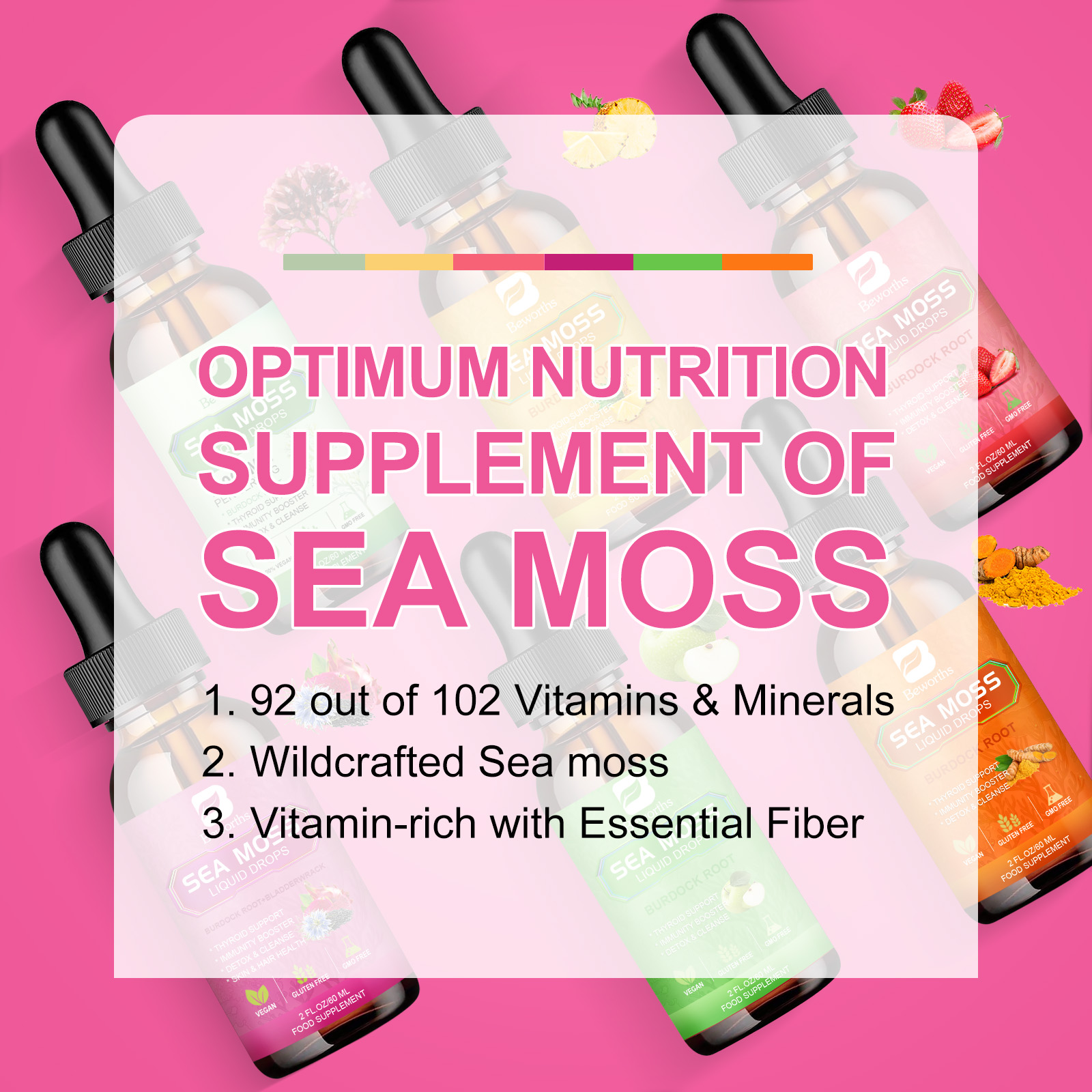 BEWORTHS 3000MG Seamoss Liquid - Root Stimulator Liquid reseña y precio