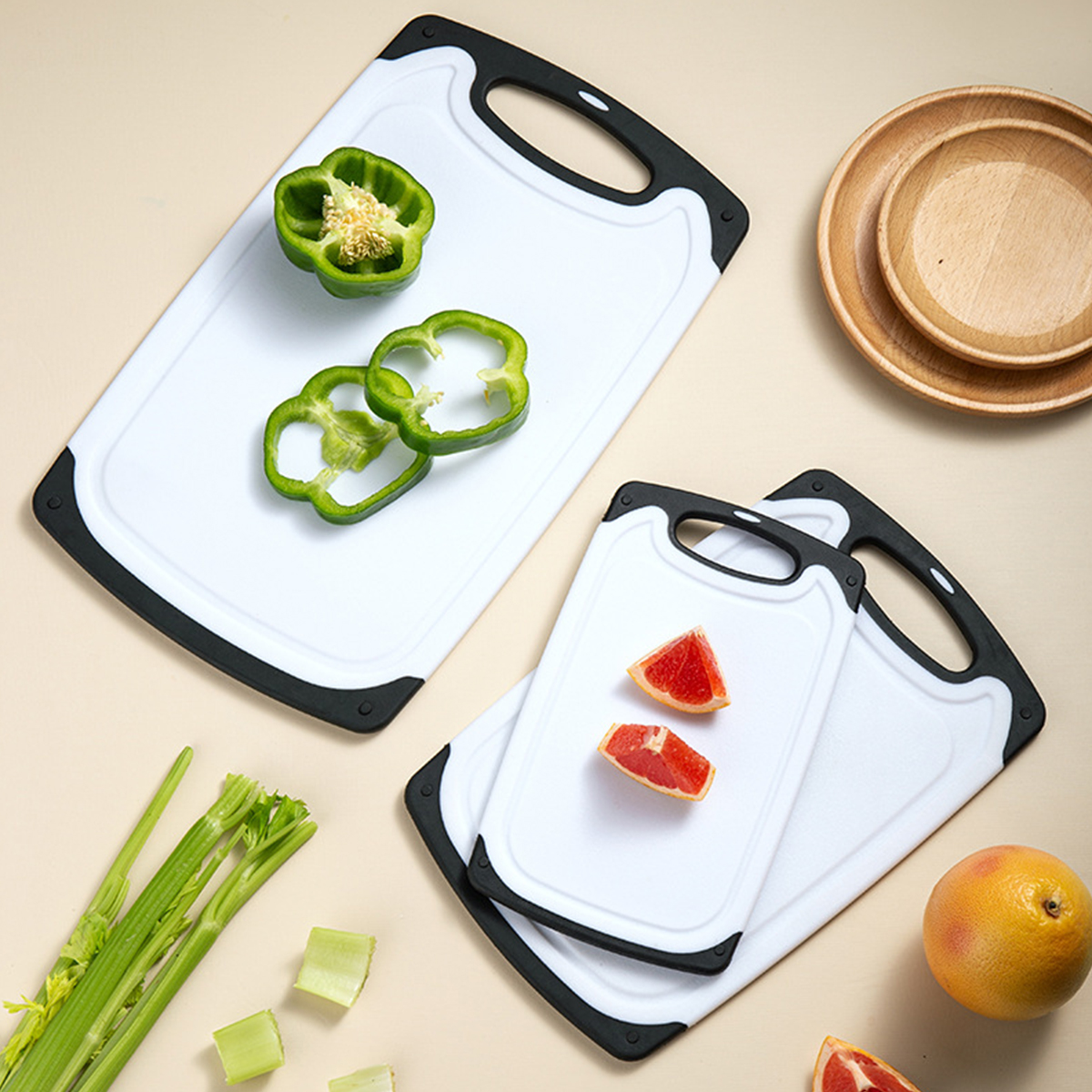 Double-Sided Plastic Cutting B - Cutting Board Foam reseña y precio