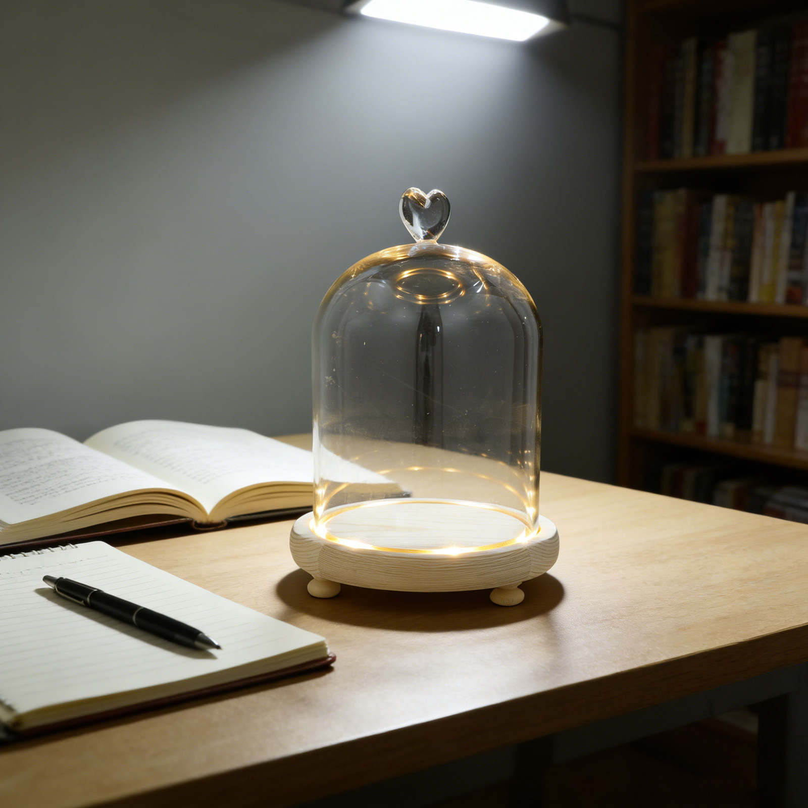 Heart Shaped Glass Dome Cloche - Plastic Dome Clear reseña y precio