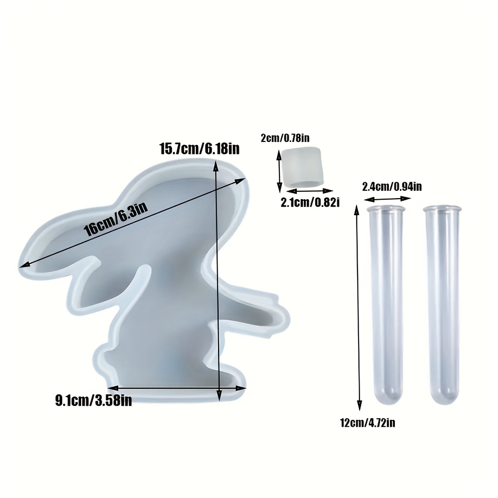 4pcs/set Easter Bunny Silicone - Propagation Station Vase reseña y precio
