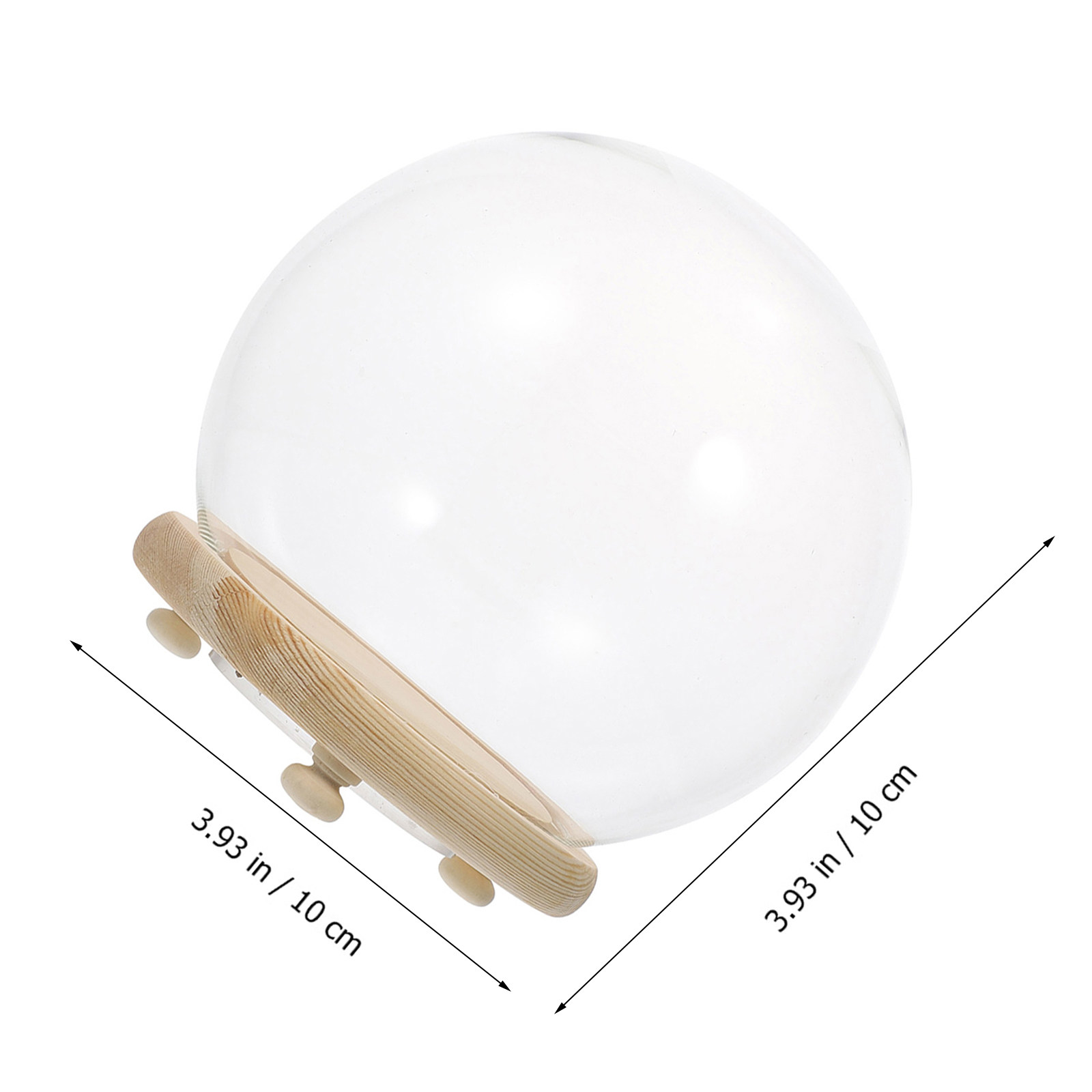 Clear Glass Dome Display Cover - Plastic Dome Clear reseña y precio