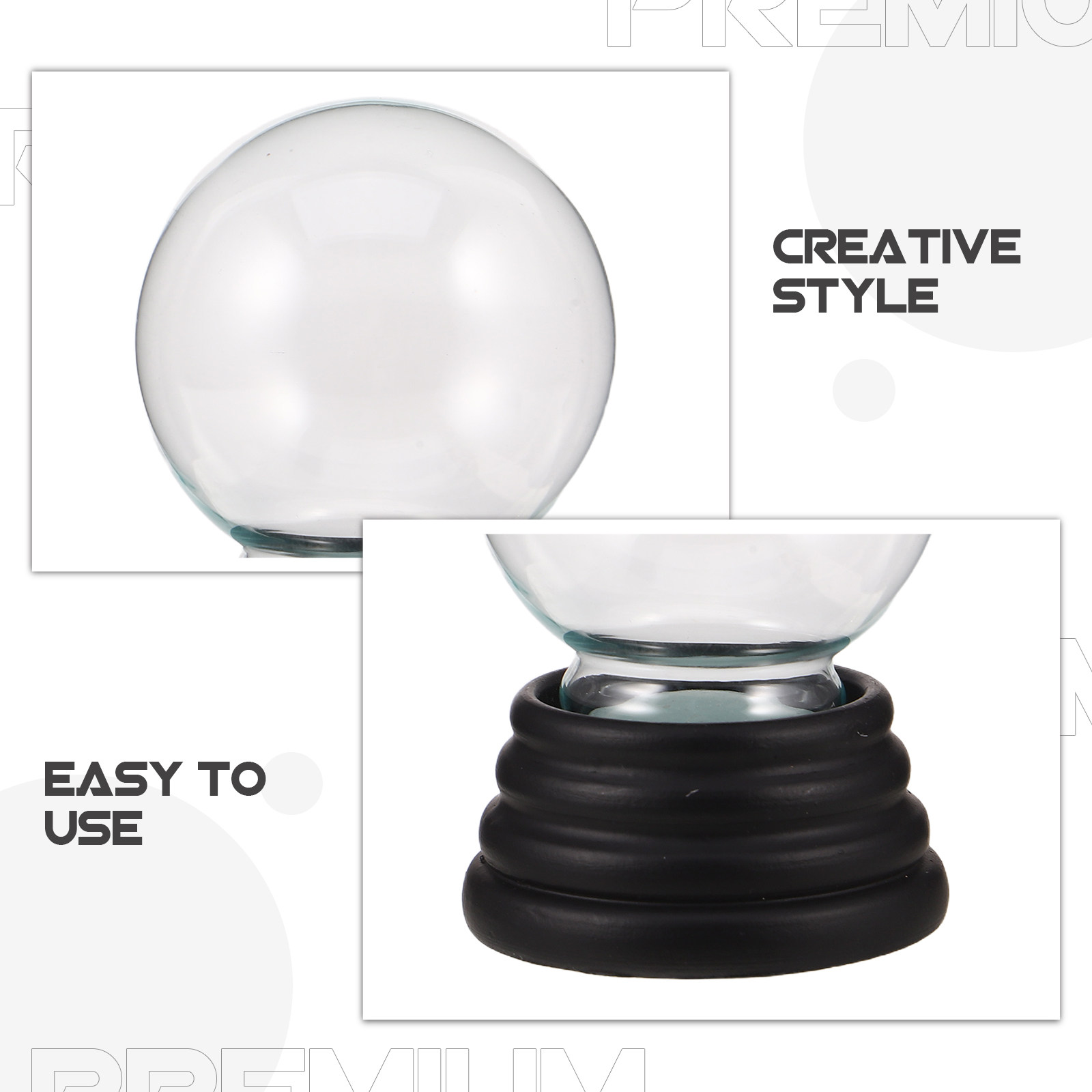 Clear Snow Globe Decoration Tr - Plastic Dome Clear reseña y precio