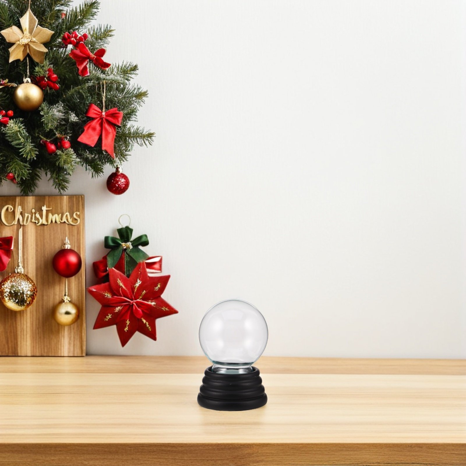Clear Snow Globe Decoration Tr - Plastic Dome Clear reseña y precio