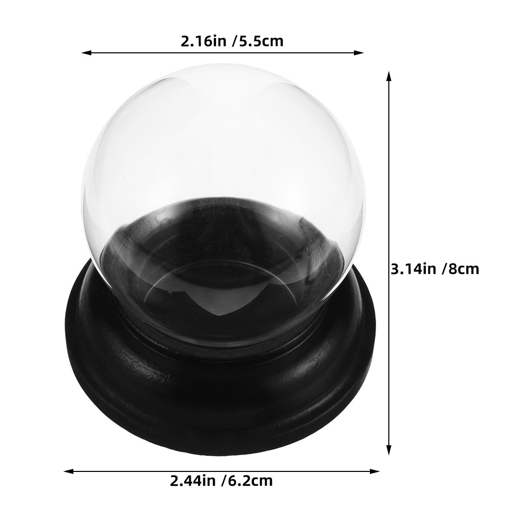 Empty Fillable Glass Snow Glob - Plastic Dome Clear reseña y precio