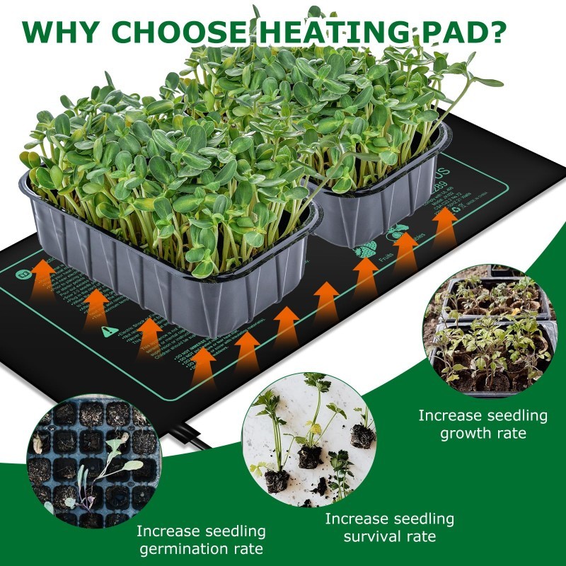Seedling Heating Mat  Indoor P - Rooting Gel Clone reseña y precio