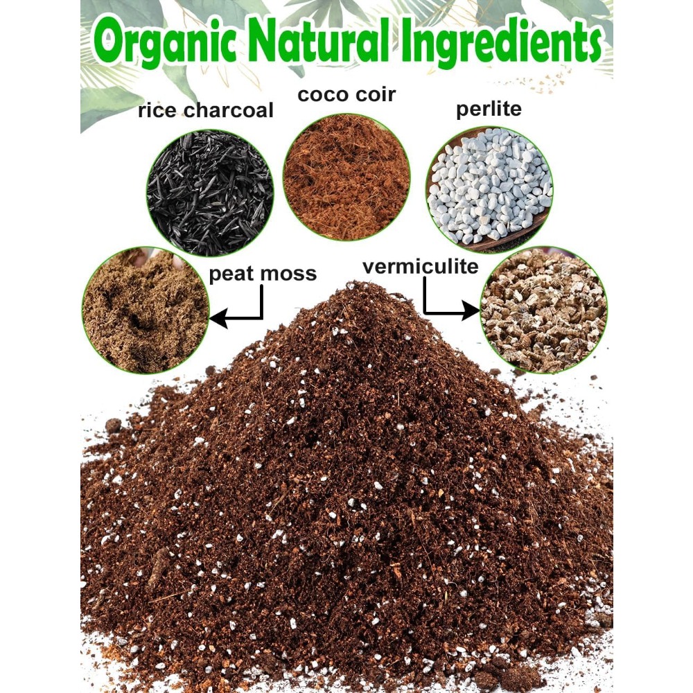 Potting Soil for All Indoor Ho - Coco Perlite Mix reseña y precio