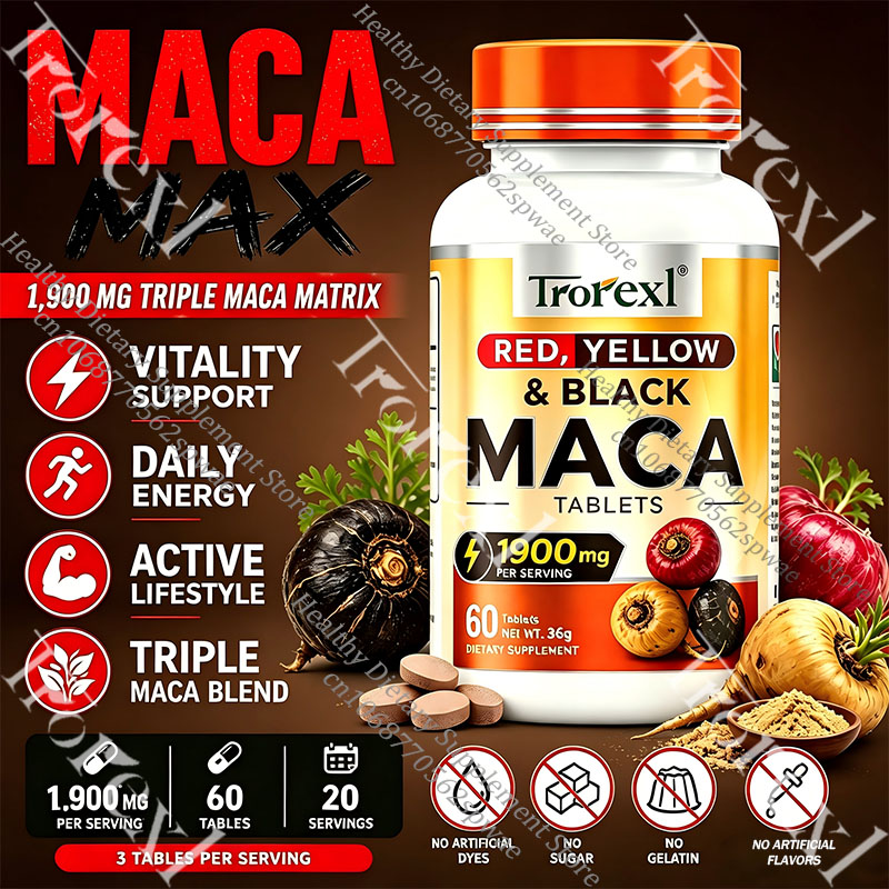 Natural Maca Root Tablets-Supp - Rooting Hormone Powder reseña y precio