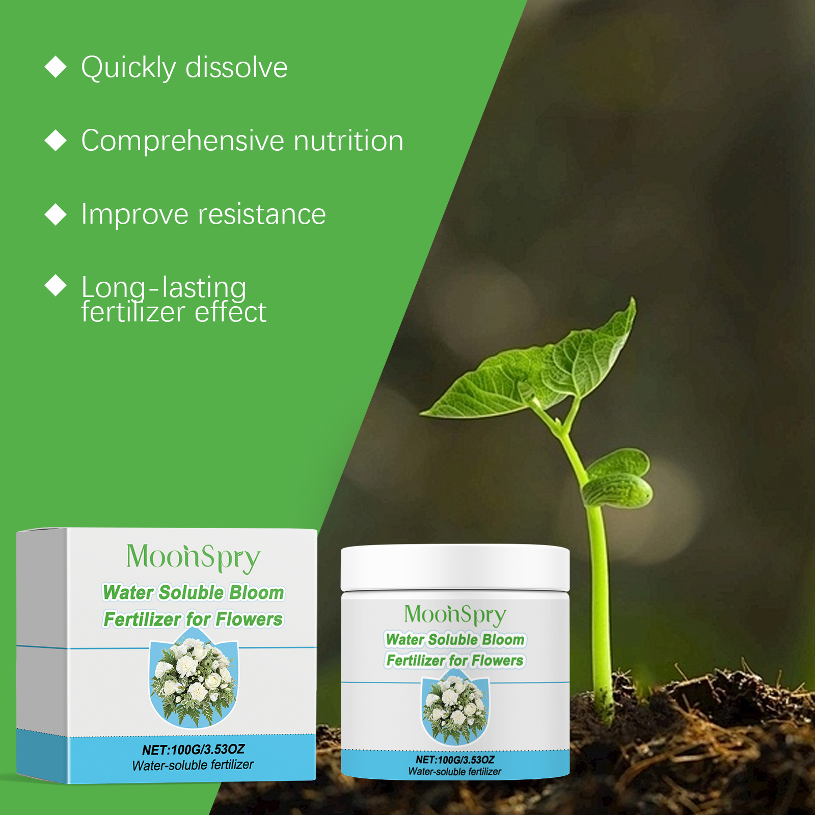 Water Soluble Bloom Fertilizer - Root Stimulator Liquid reseña y precio