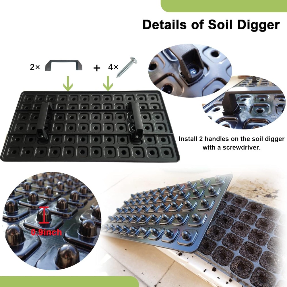 72 Cell Seed Starter Trays wit - Propagation Tray 72 reseña y precio