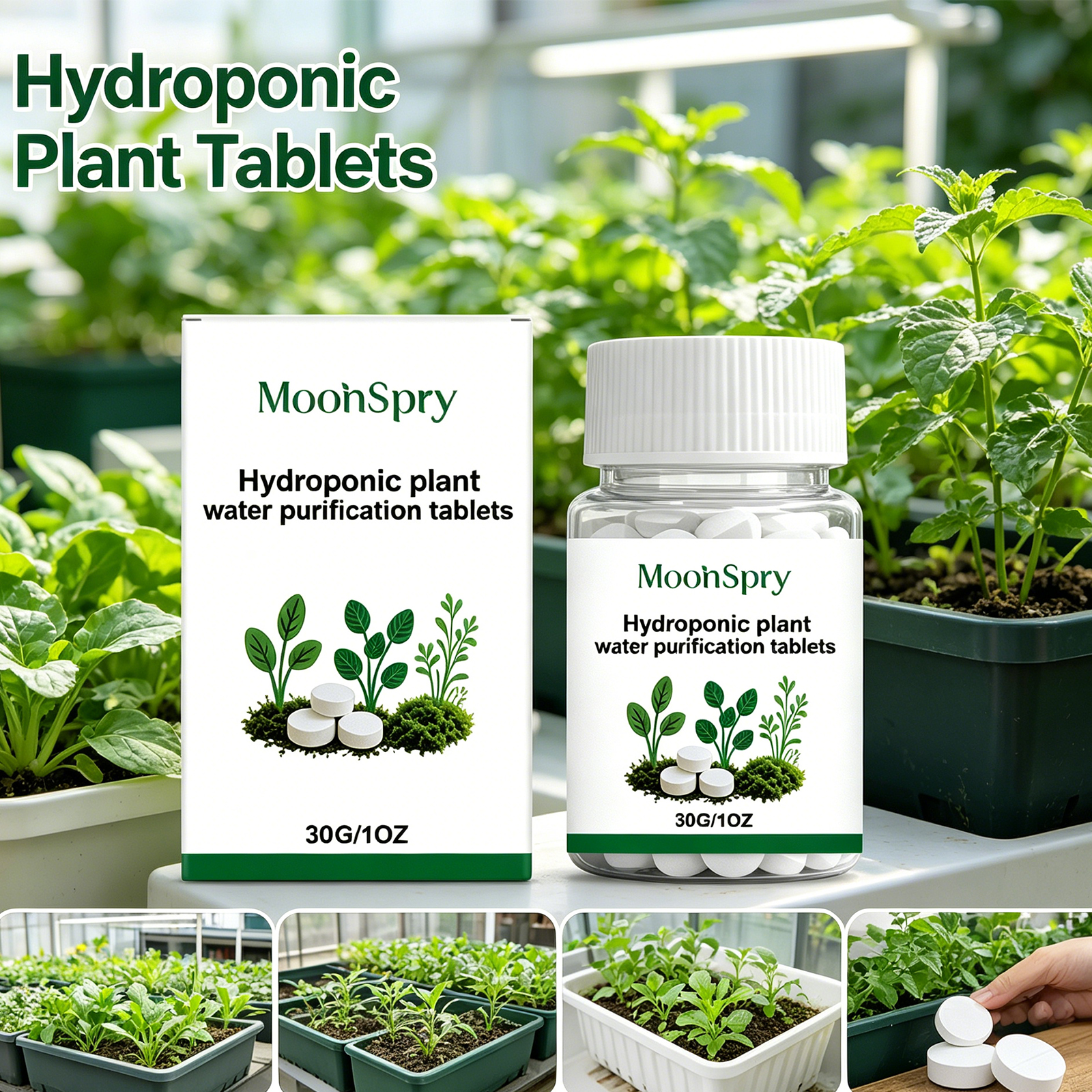 Moonspry Hydroponic Water Puri - Rooting Hormone Powder reseña y precio
