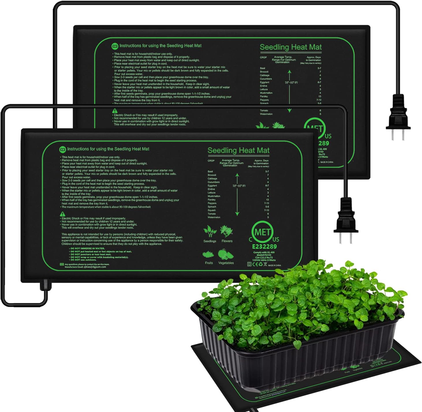 10/25/50CM Seedling Heat Mat I - Heat Mat Seedling reseña y precio