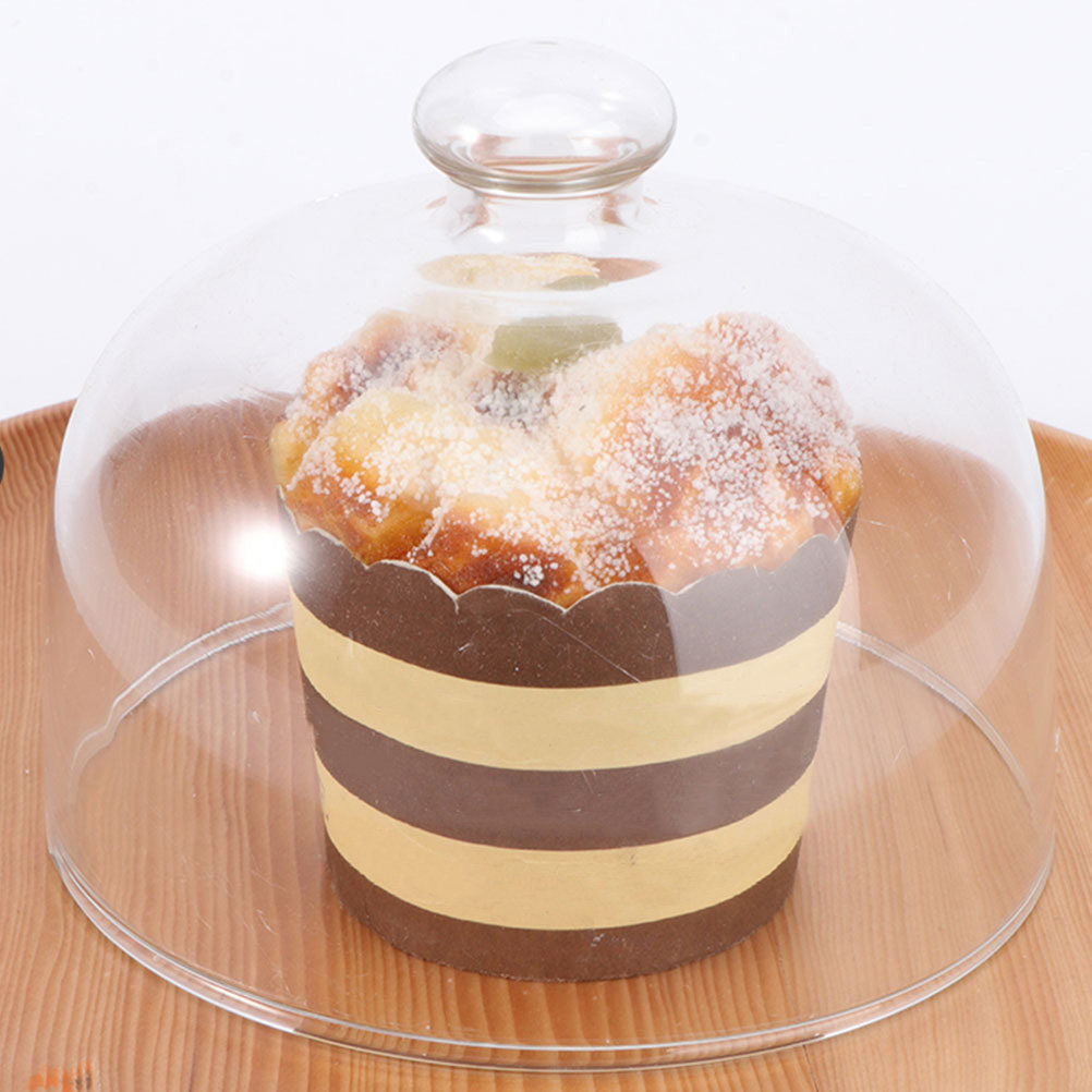2Pcs Transparent Glass Cake Do - Plastic Dome Clear reseña y precio