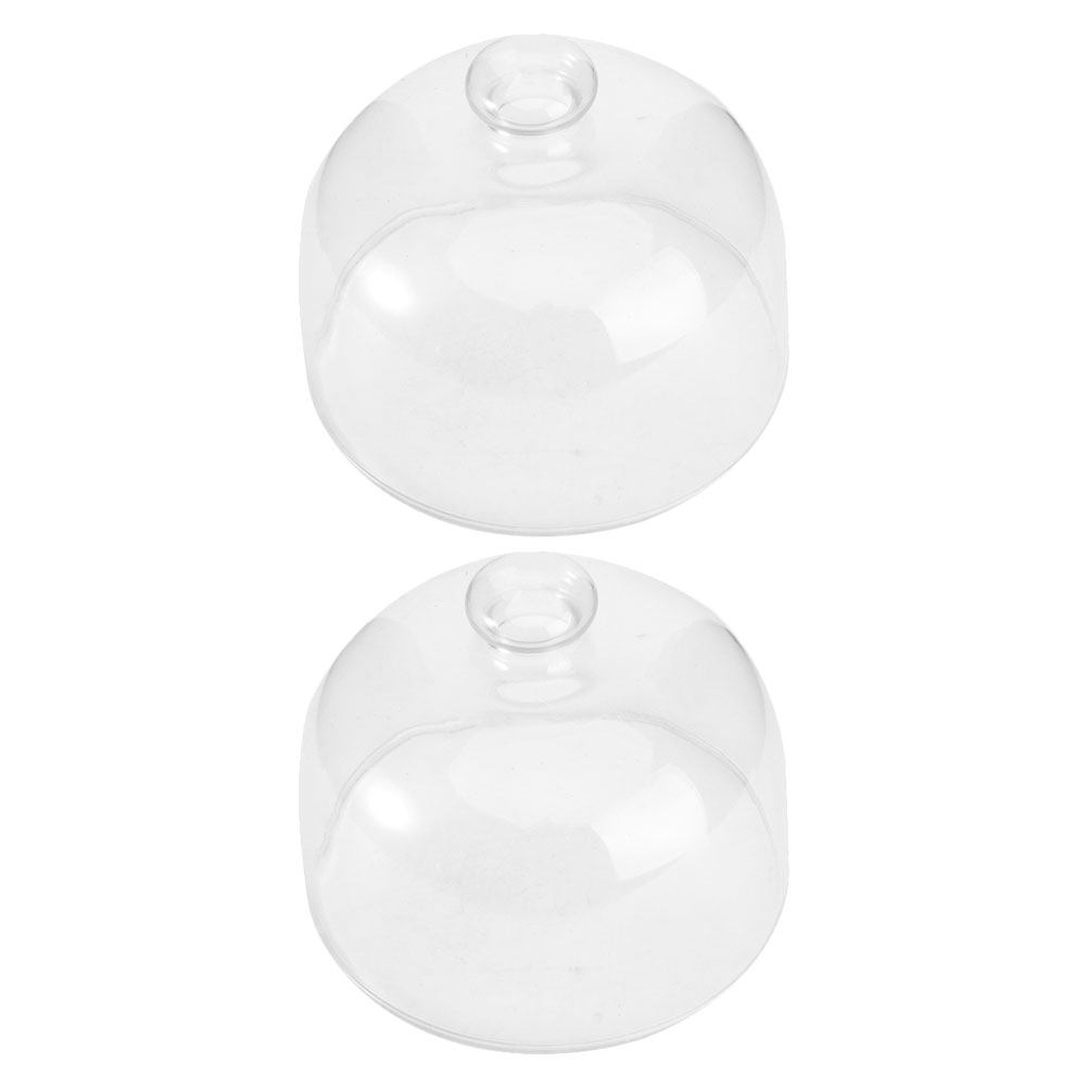 2Pcs Transparent Glass Cake Do - Plastic Dome Clear reseña y precio