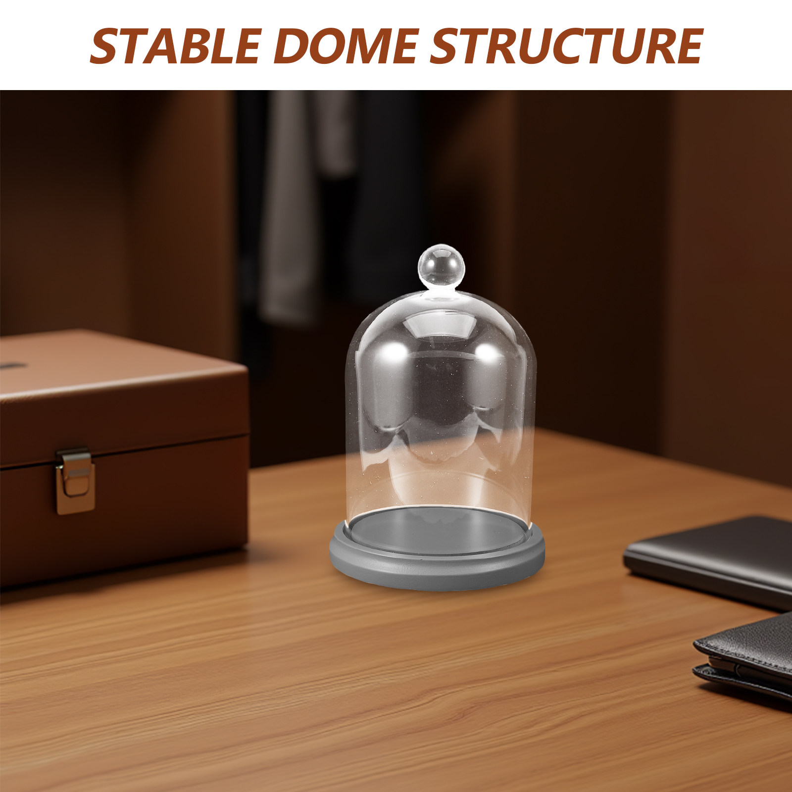 Glass Cloche Dome Transparent  - Plastic Dome Clear reseña y precio