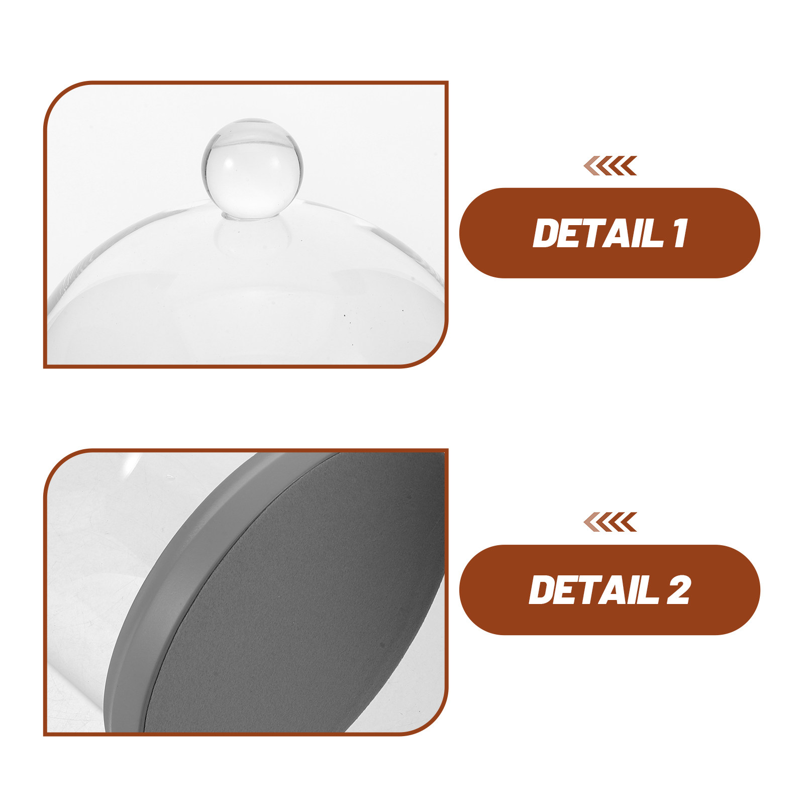 Glass Cloche Dome Transparent  - Plastic Dome Clear reseña y precio