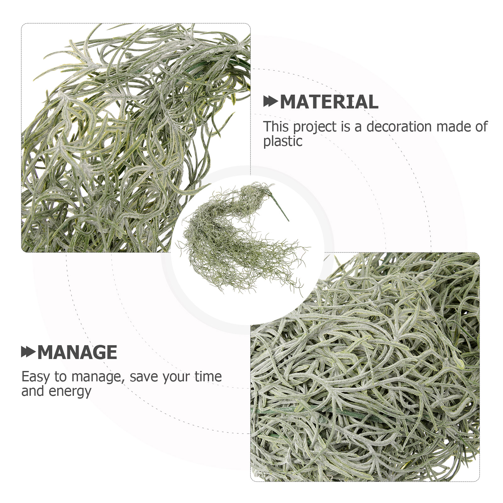 Hanging Decor Artificial Dried - Sphagnum Moss Dry reseña y precio