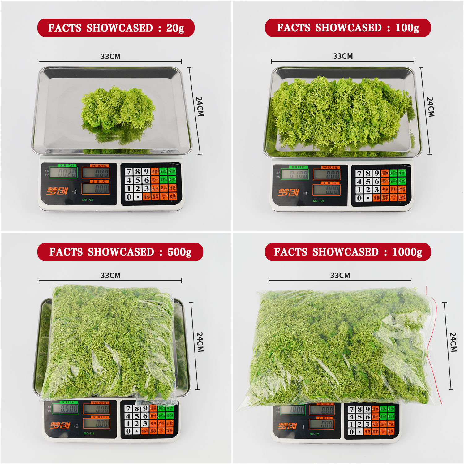 200g Artificial Green Plants M - Sphagnum Moss Dry reseña y precio
