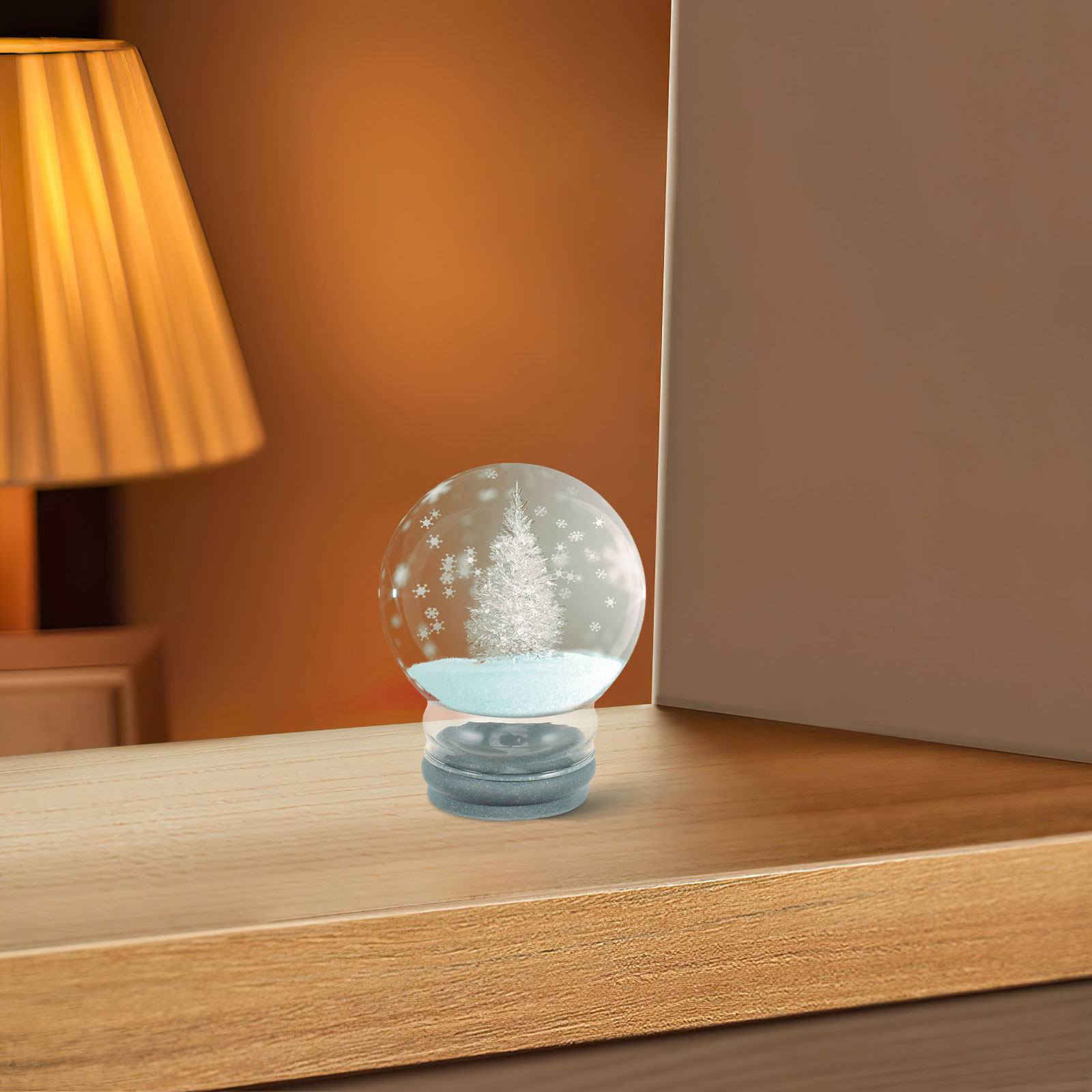 2Pcs Glass Snow Globe Clear Do - Plastic Dome Clear reseña y precio