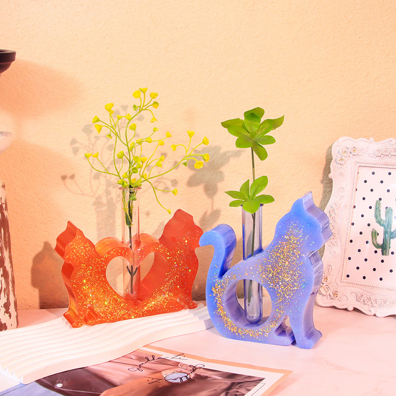 Cat Shaped Resin Molds Vase Si - Propagation Station Vase reseña y precio