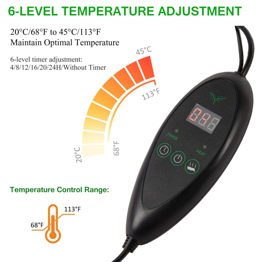 3 Sizes Upgrade Seedling Heat  - Heat Mat Seedling reseña y precio