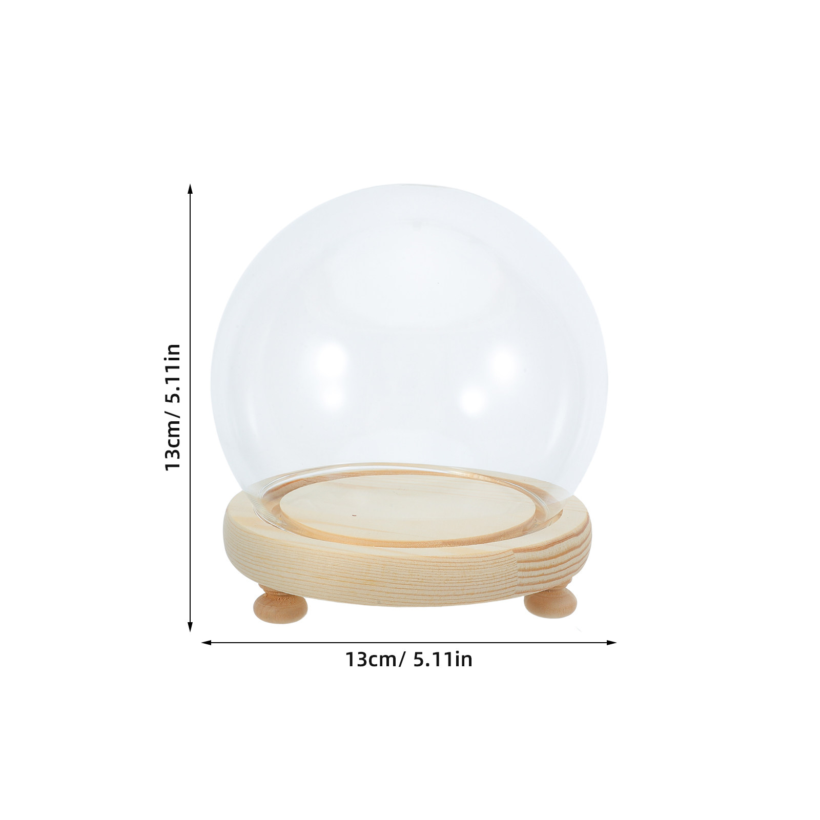 Preserved Flower Glass Dome El - Plastic Dome Clear reseña y precio