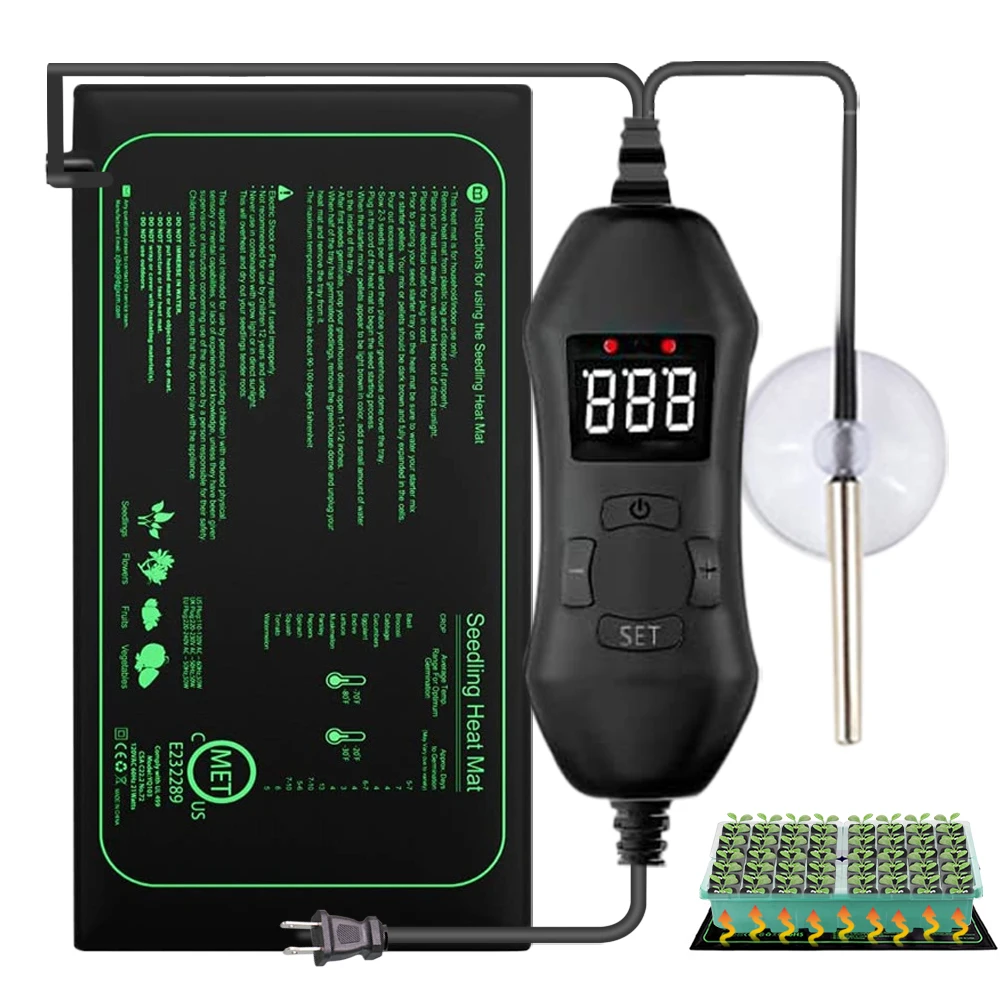 50W EU-US/UK/AU Adjustable The - Heat Mat Seedling reseña y precio