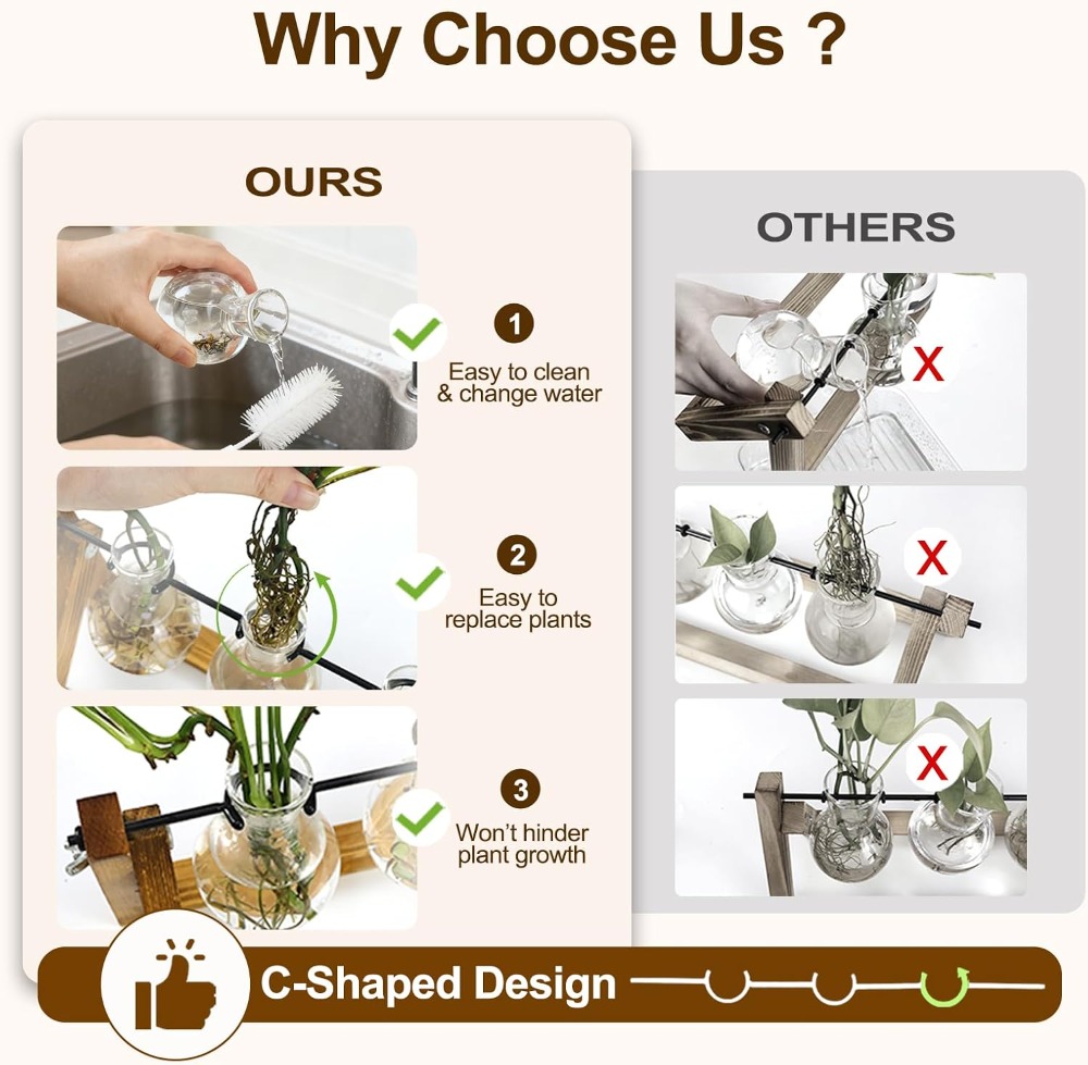 Plant Propagation Station with - Propagation Station Vase reseña y precio