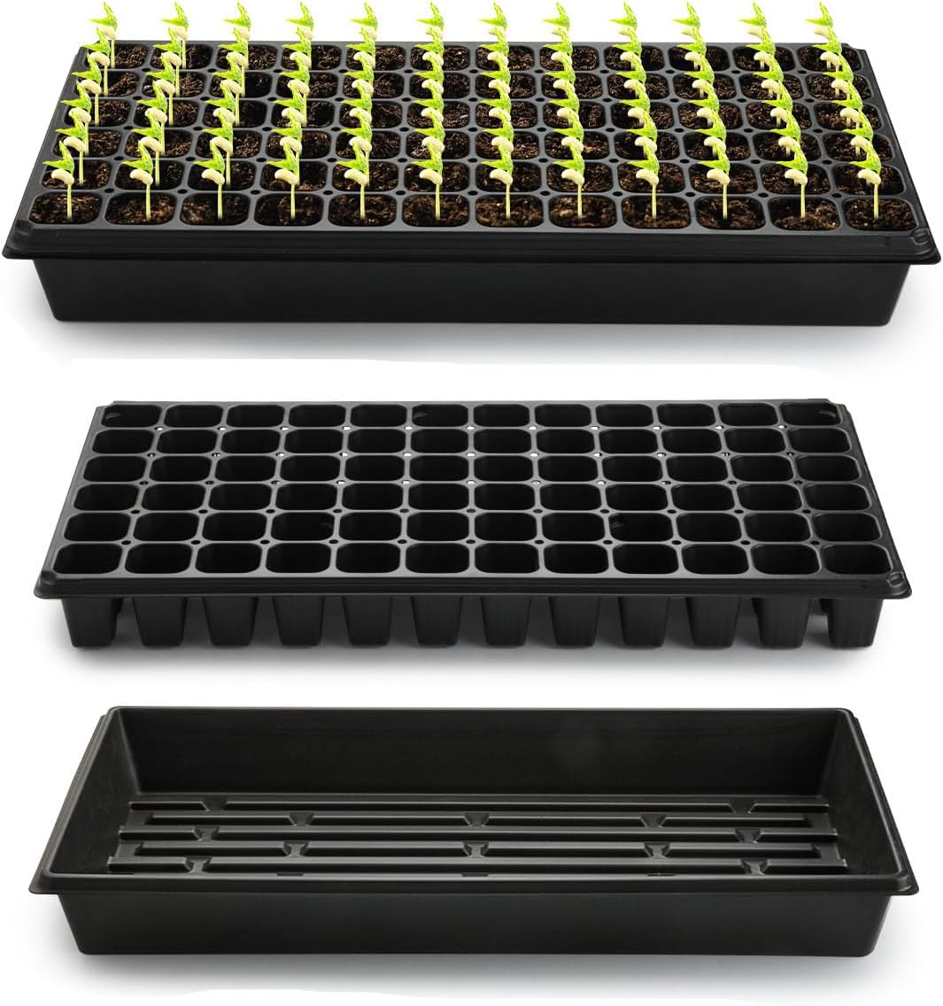 20-Piece Seed Starter Kit with - Propagation Tray 72 reseña y precio