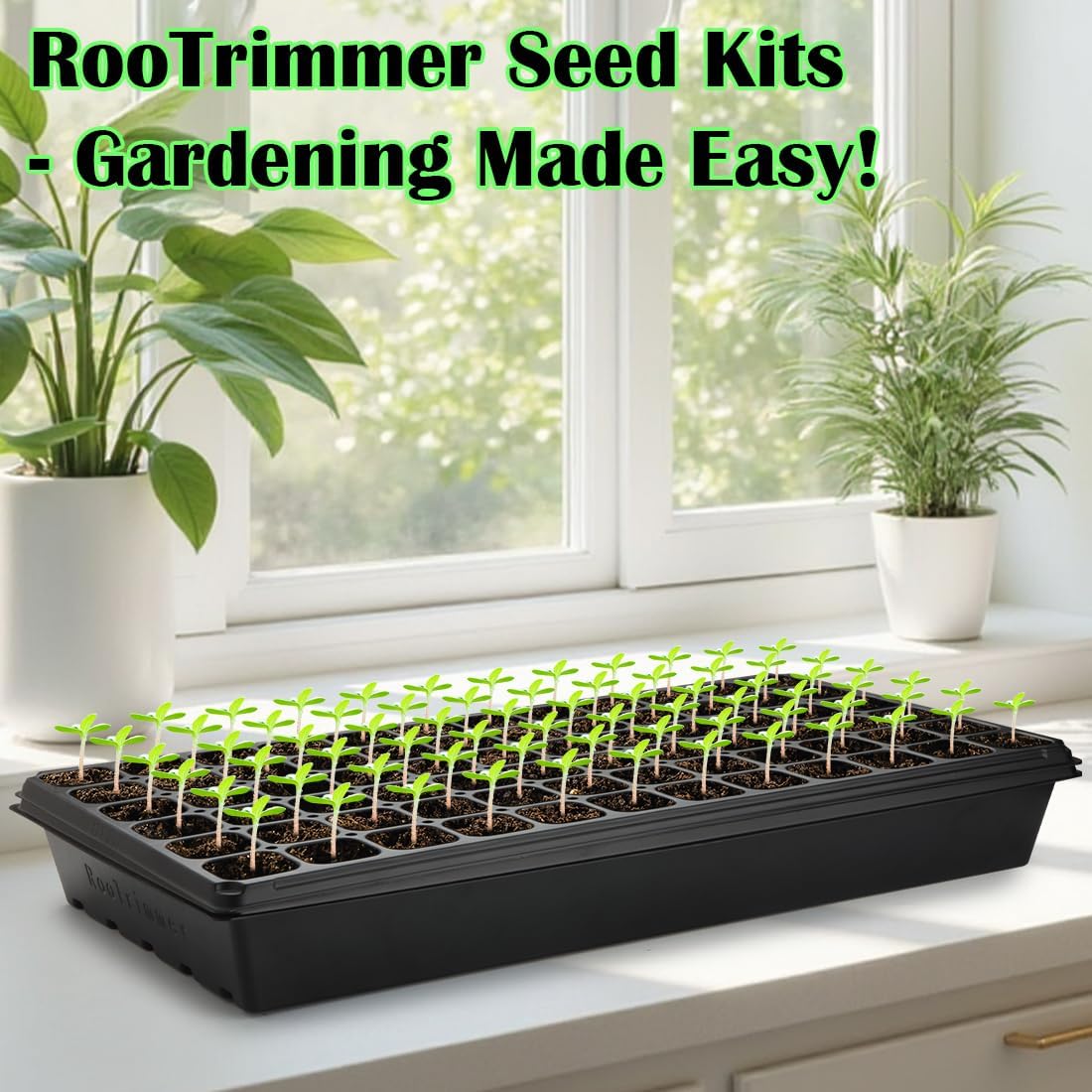 20-Piece Seed Starter Kit with - Propagation Tray 72 reseña y precio