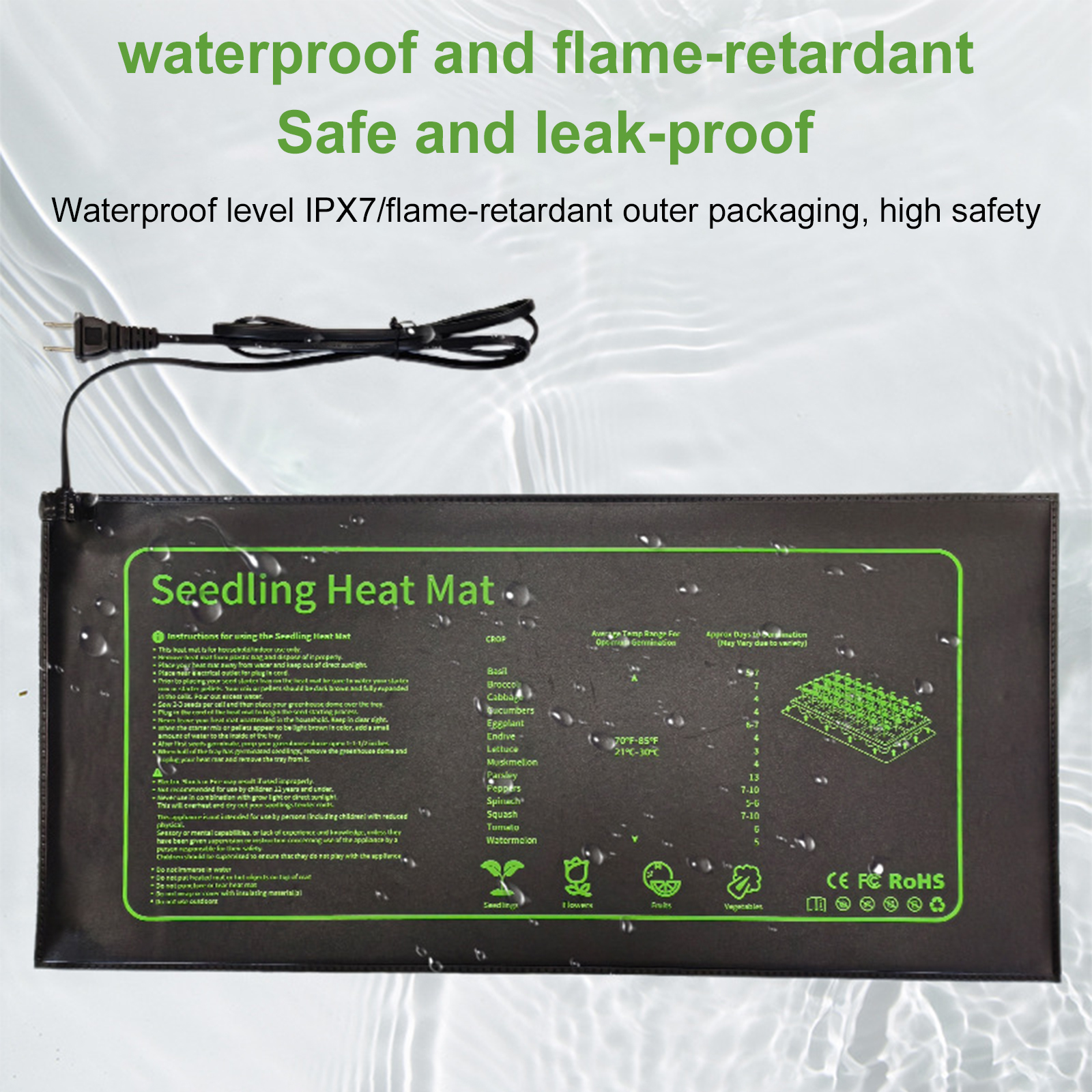 20W Plants Seedling Heating Pa - Heat Mat Seedling reseña y precio