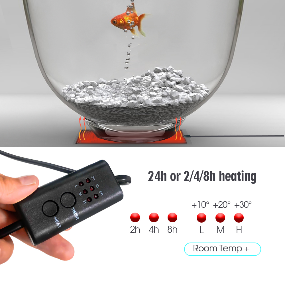 EU Plug 5-20W Reptiles Adjusta - Heat Mat Seedling reseña y precio
