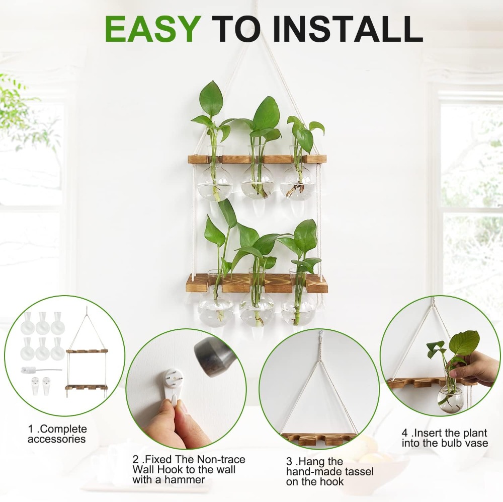 Wall Hanging Plant Propagation - Propagation Station Vase reseña y precio