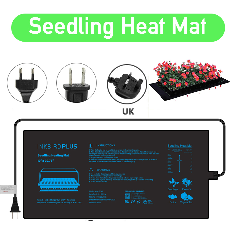 20.75x10CM EU/US/UK/AU Plug Se - Heat Mat Seedling reseña y precio