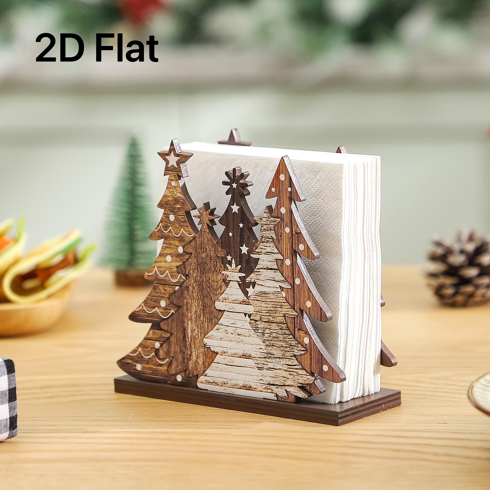 1pc 2D Flat Christmas Tree Tis - Agar Tissue Culture reseña y precio