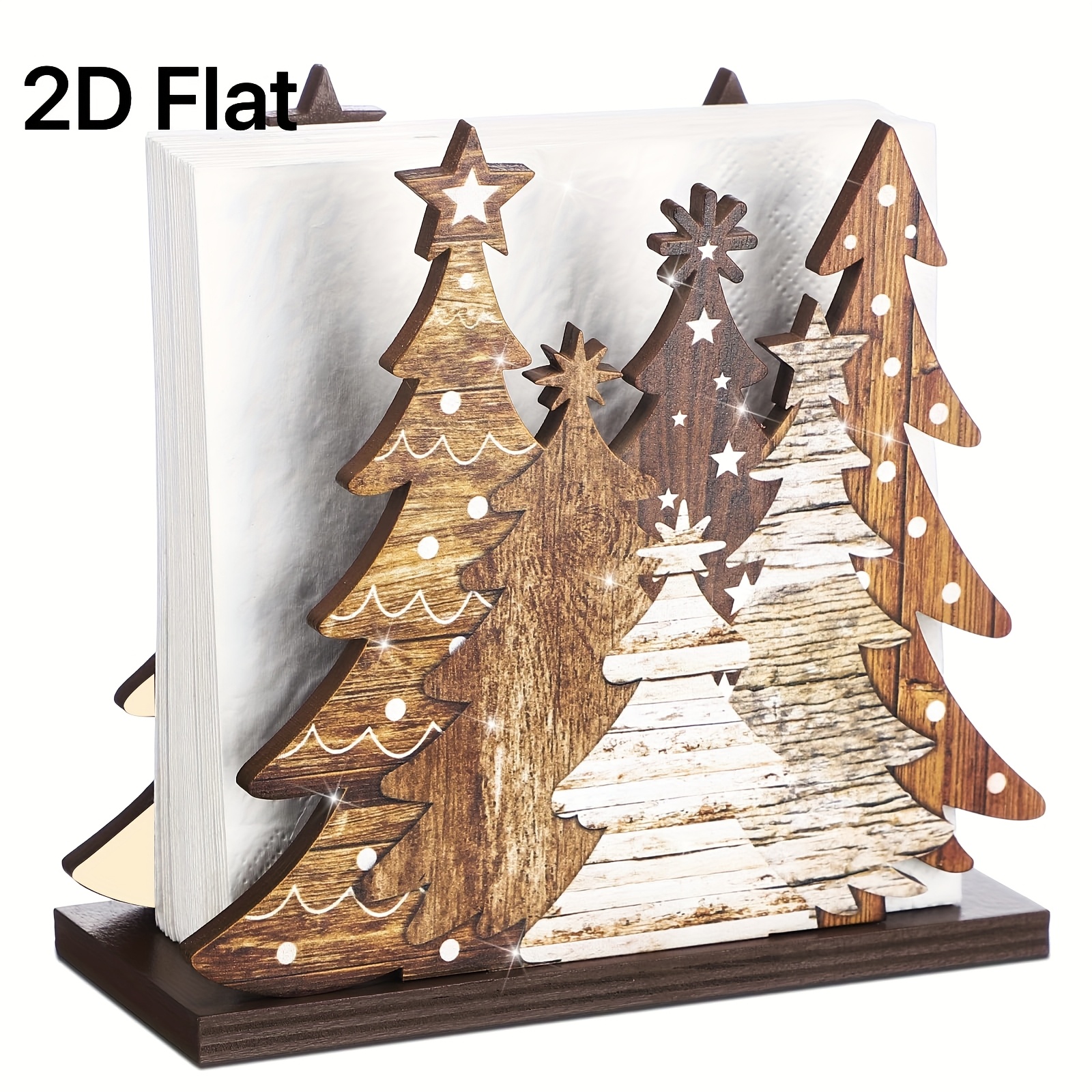 1pc 2D Flat Christmas Tree Tis - Agar Tissue Culture reseña y precio