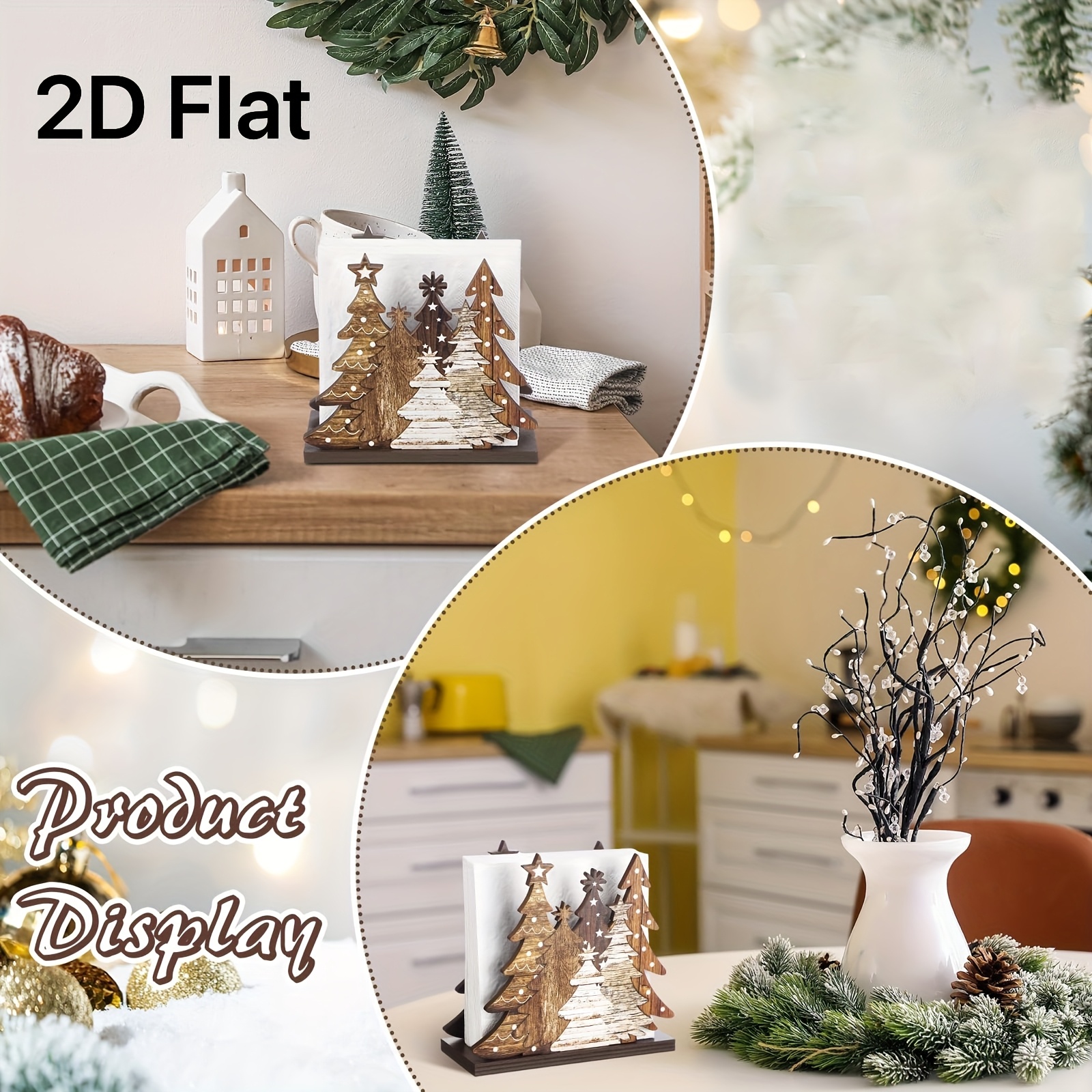 1pc 2D Flat Christmas Tree Tis - Agar Tissue Culture reseña y precio