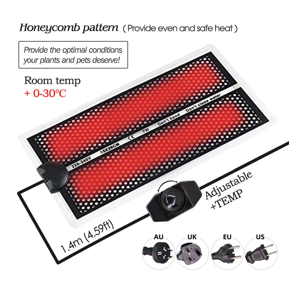5-20W Garden Seedlings Heating - Heat Mat Seedling reseña y precio