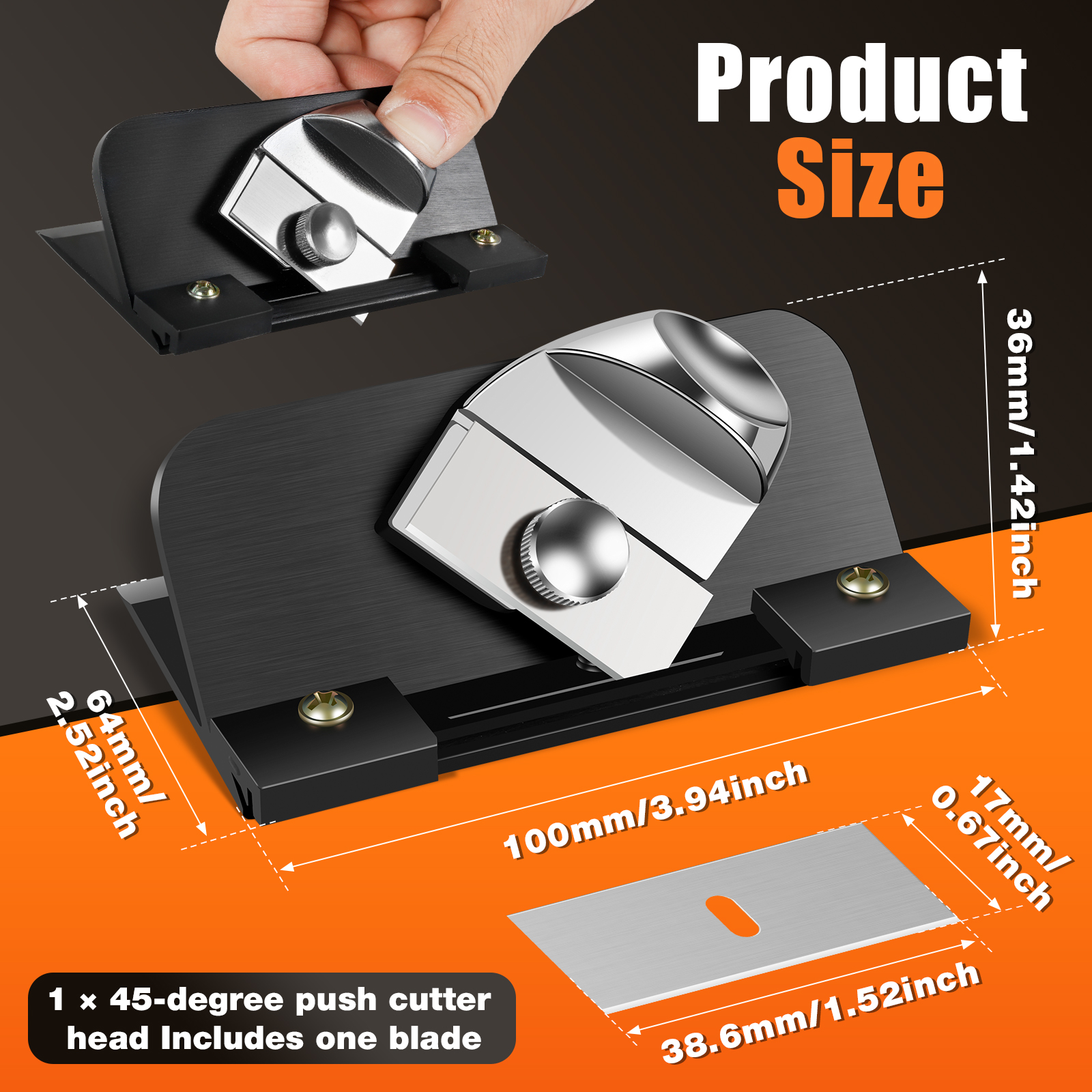 Retractable Mat Cutter 45° Bev - Cutting Board Foam reseña y precio