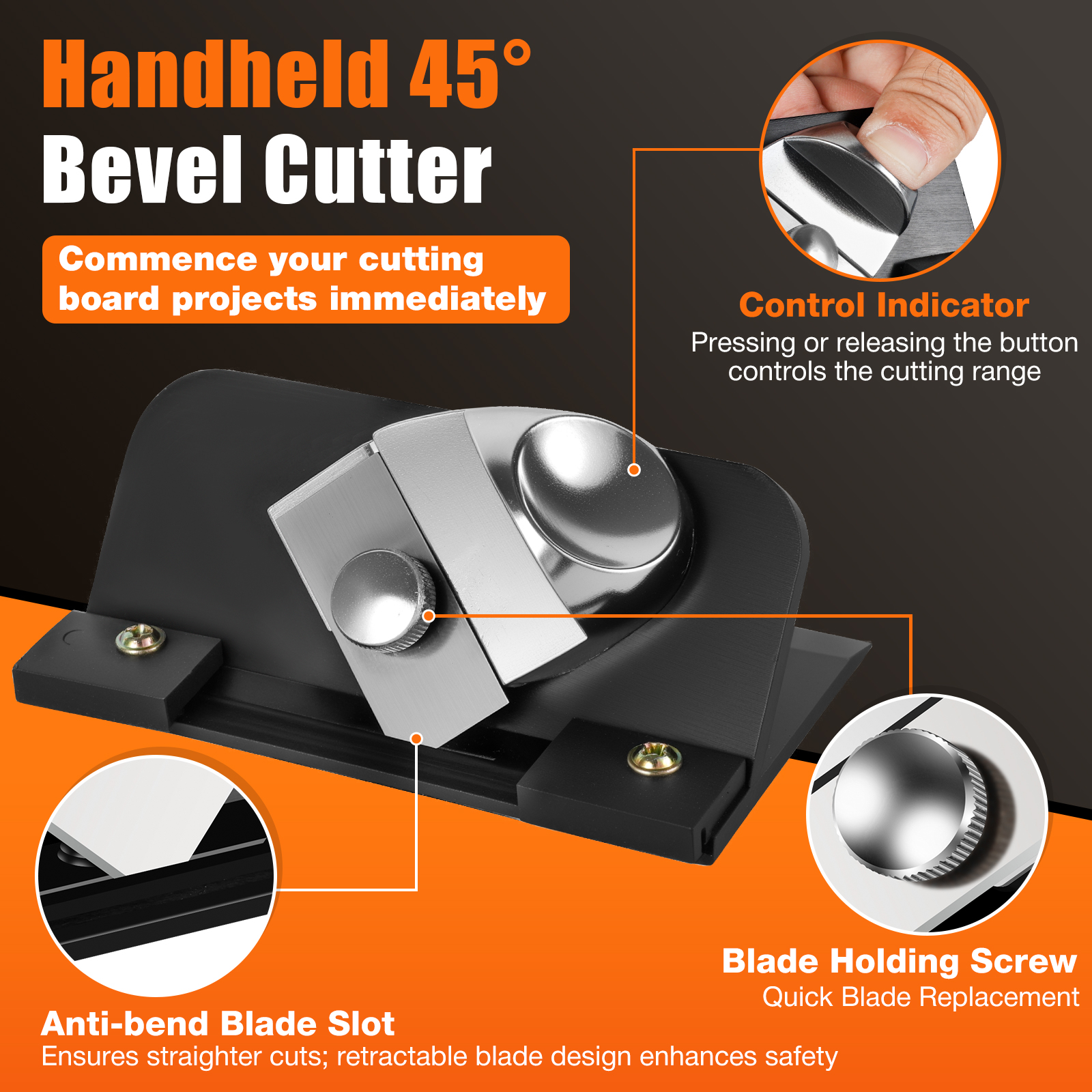 Retractable Mat Cutter 45° Bev - Cutting Board Foam reseña y precio